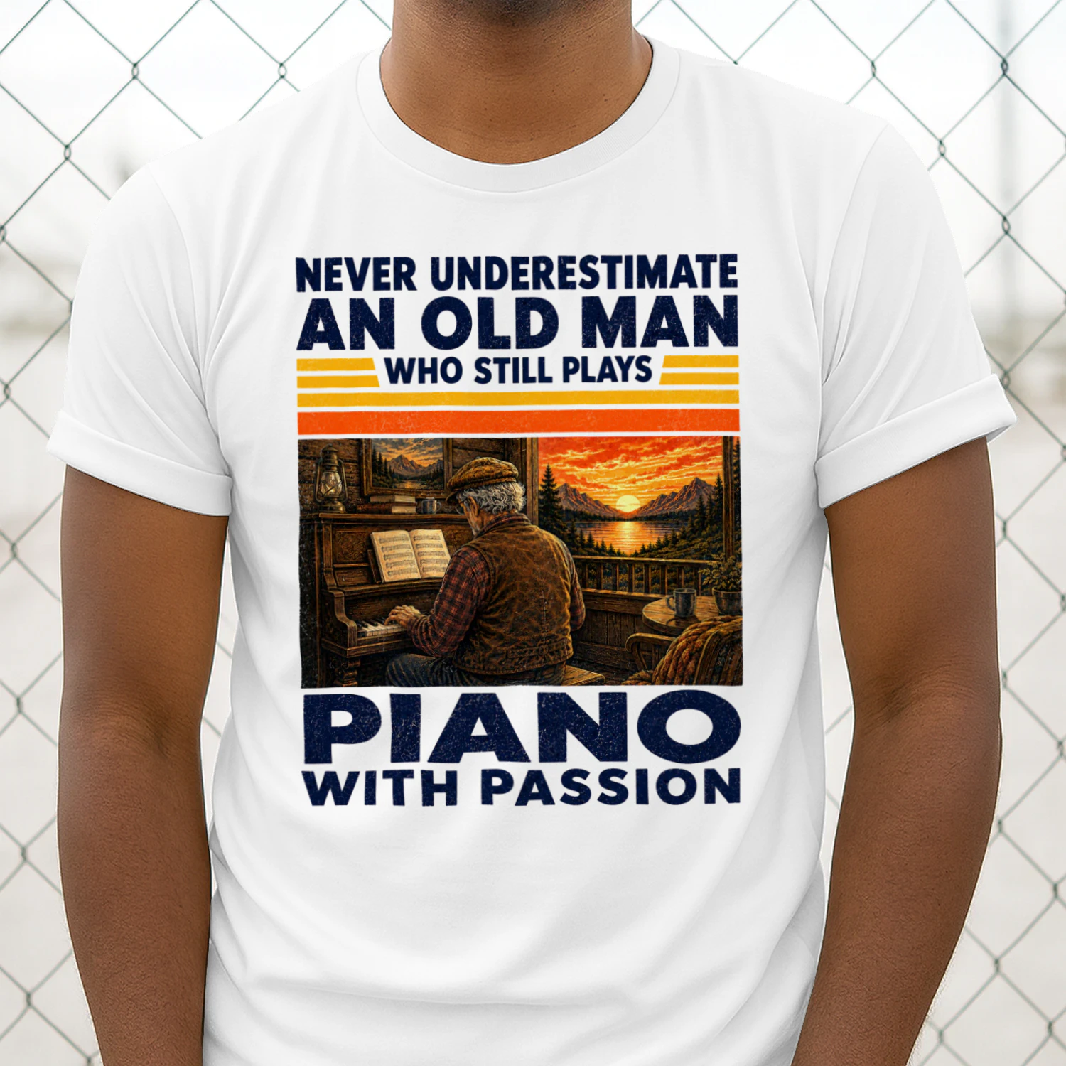 TEU1152 Man Piano
