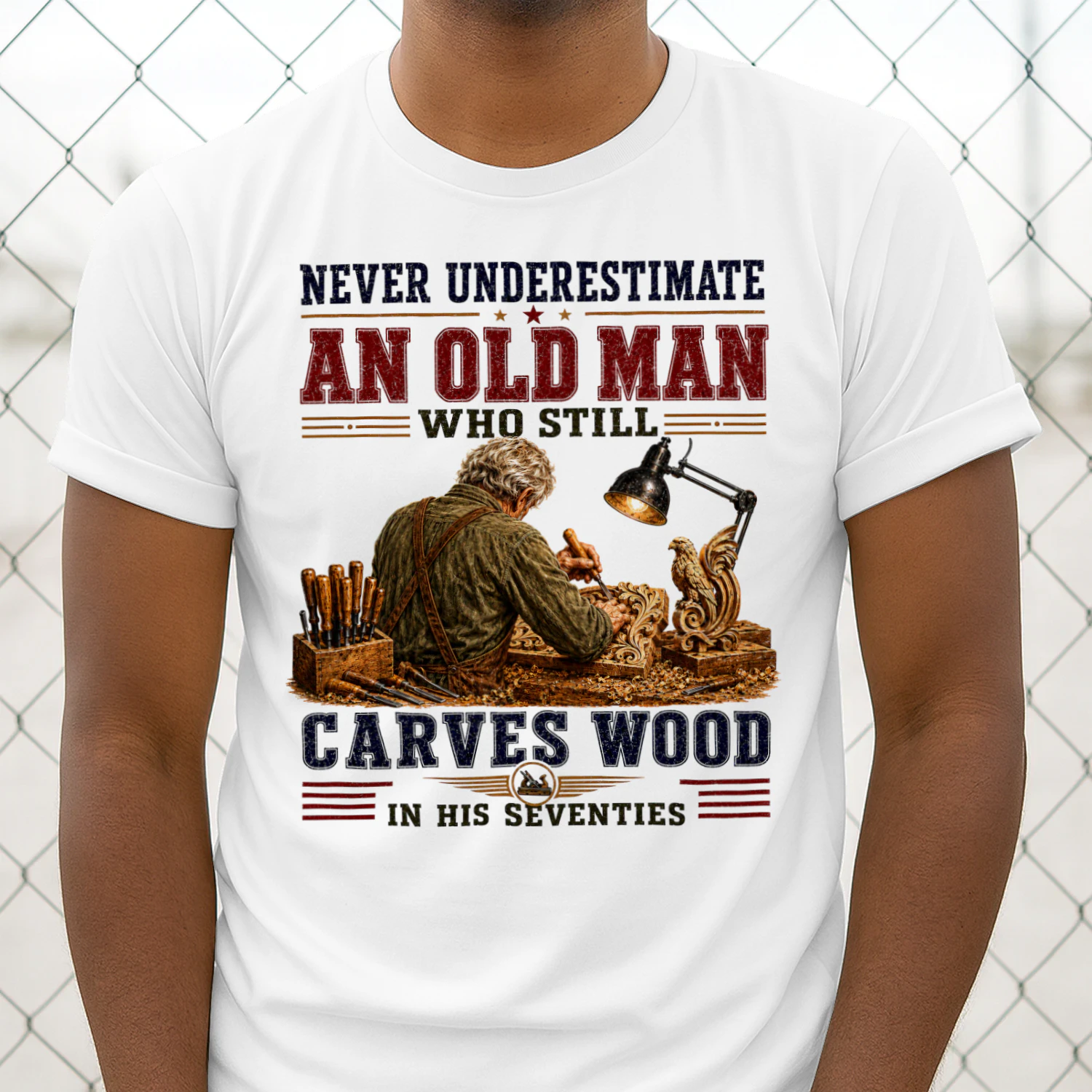 Never Underestimate An Old Man Who Still Carves Wood In His Seventies