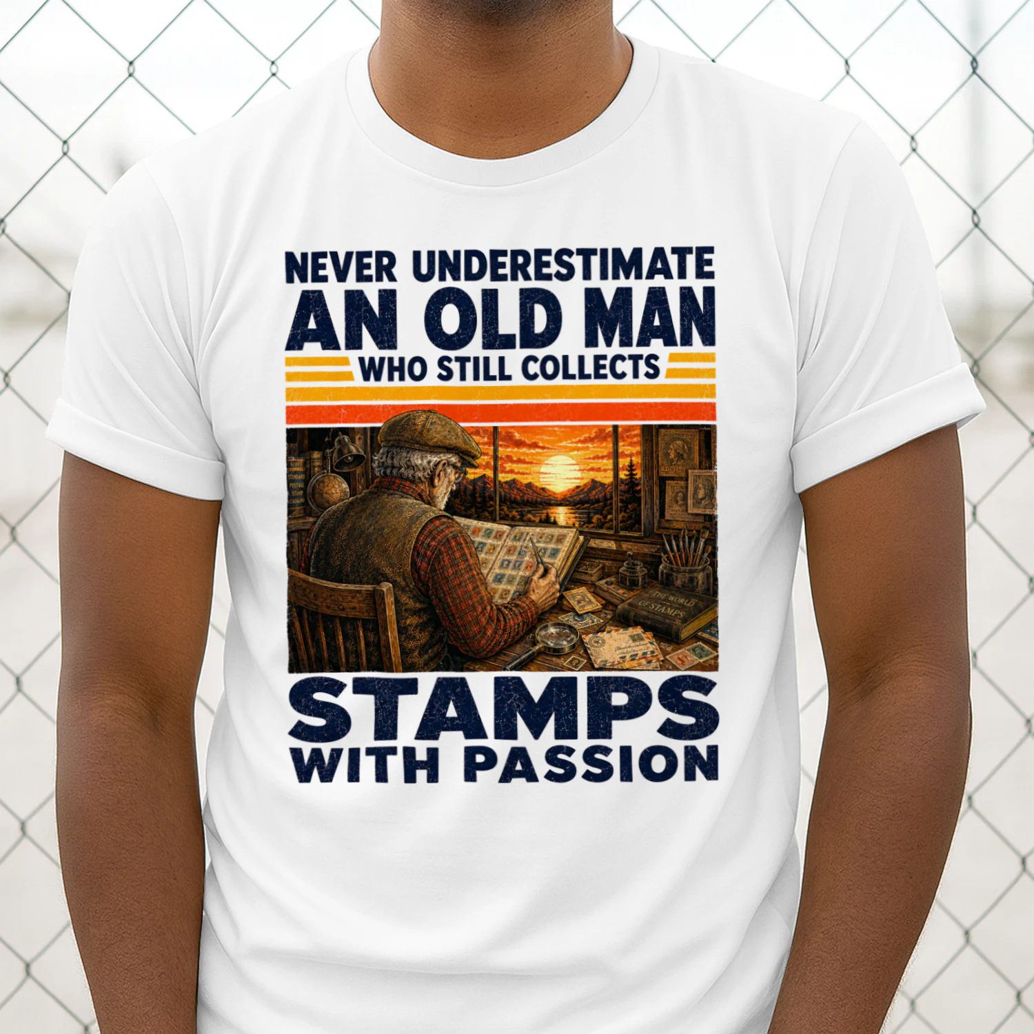 TEU1156 Man Stamps