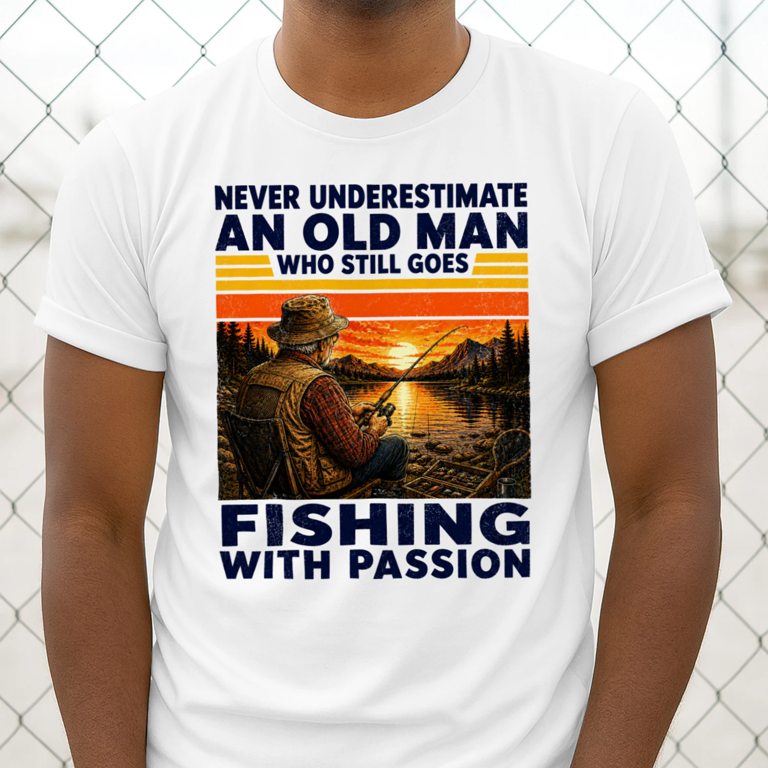 TEU1134 Man Fishing