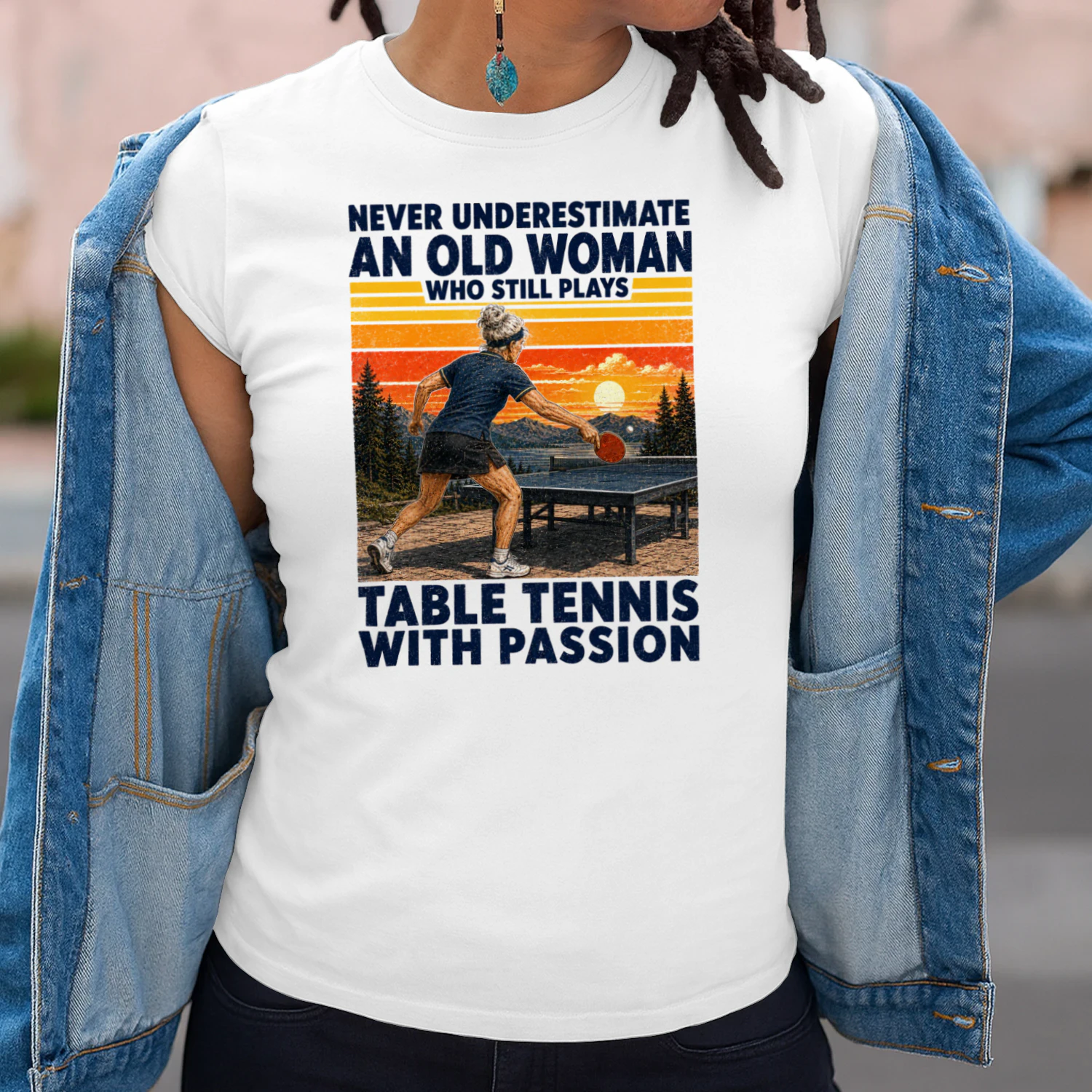 TEU1089 Woman Table Tennis