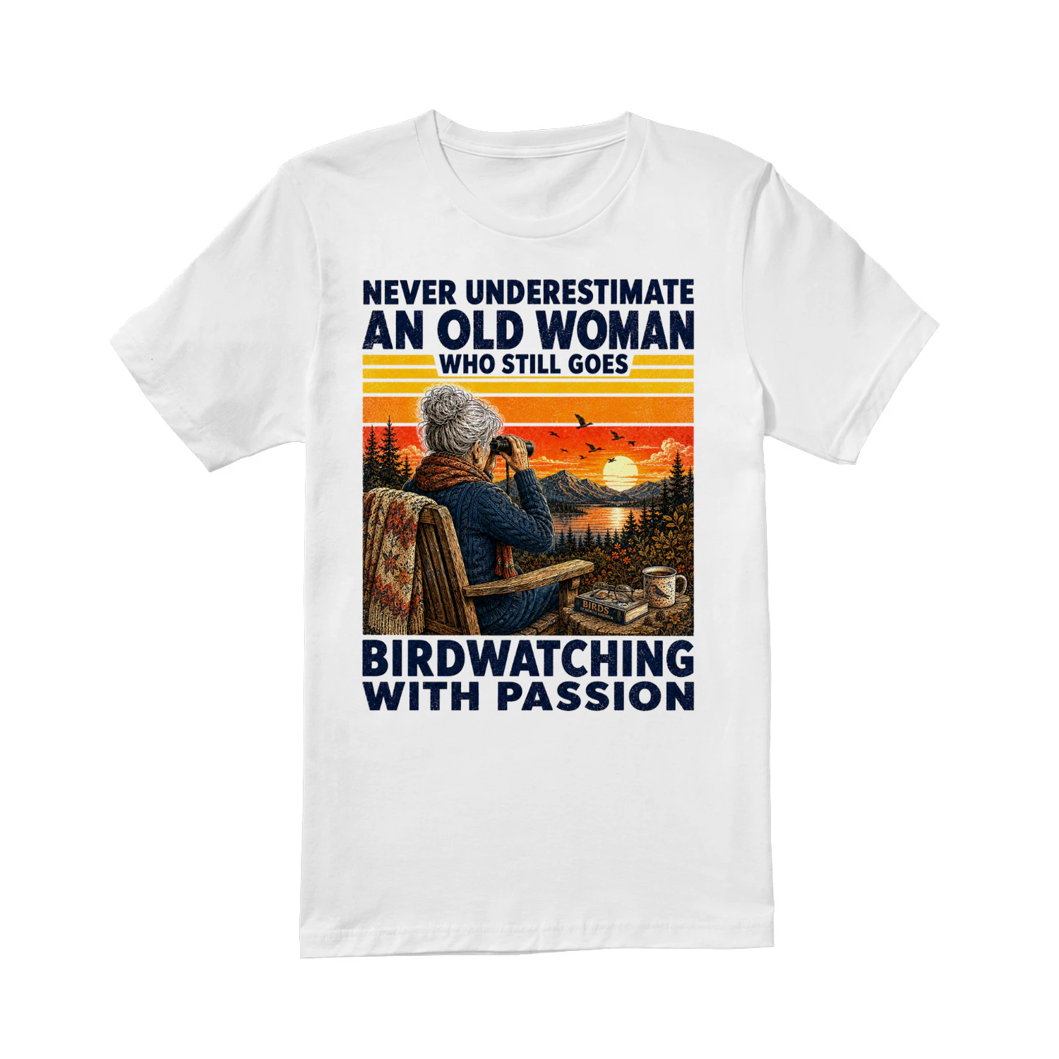 TEU1042 Woman Birdwatching