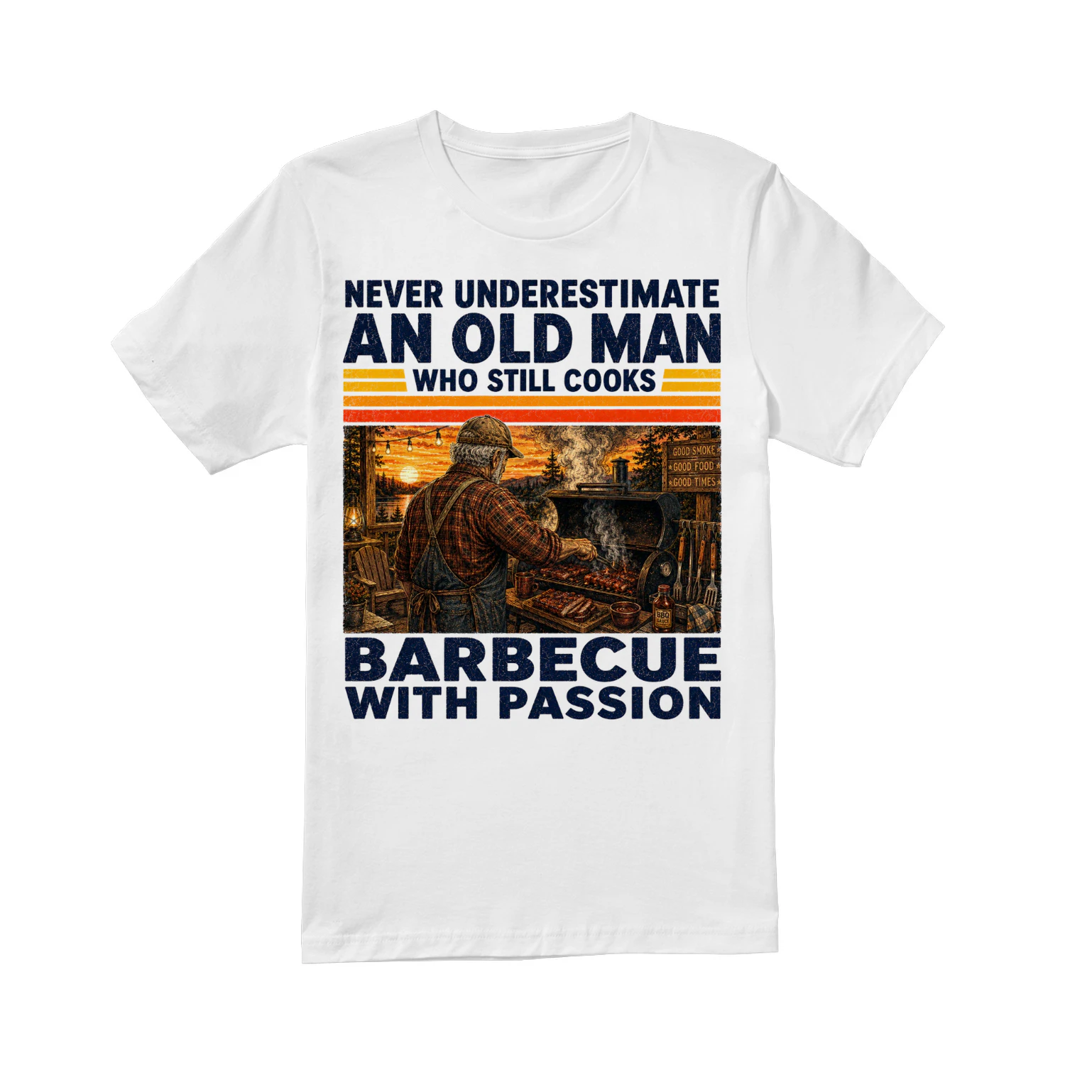 TEU1119 Man Barbecue