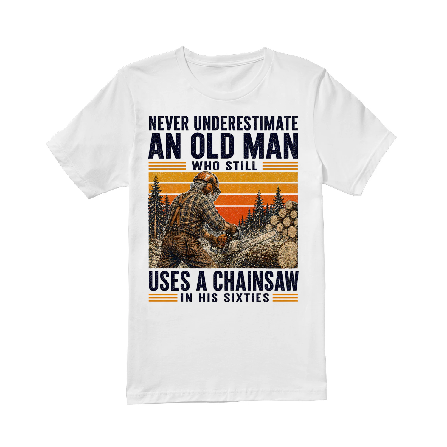 TEU0456 Uses A Chainsaw