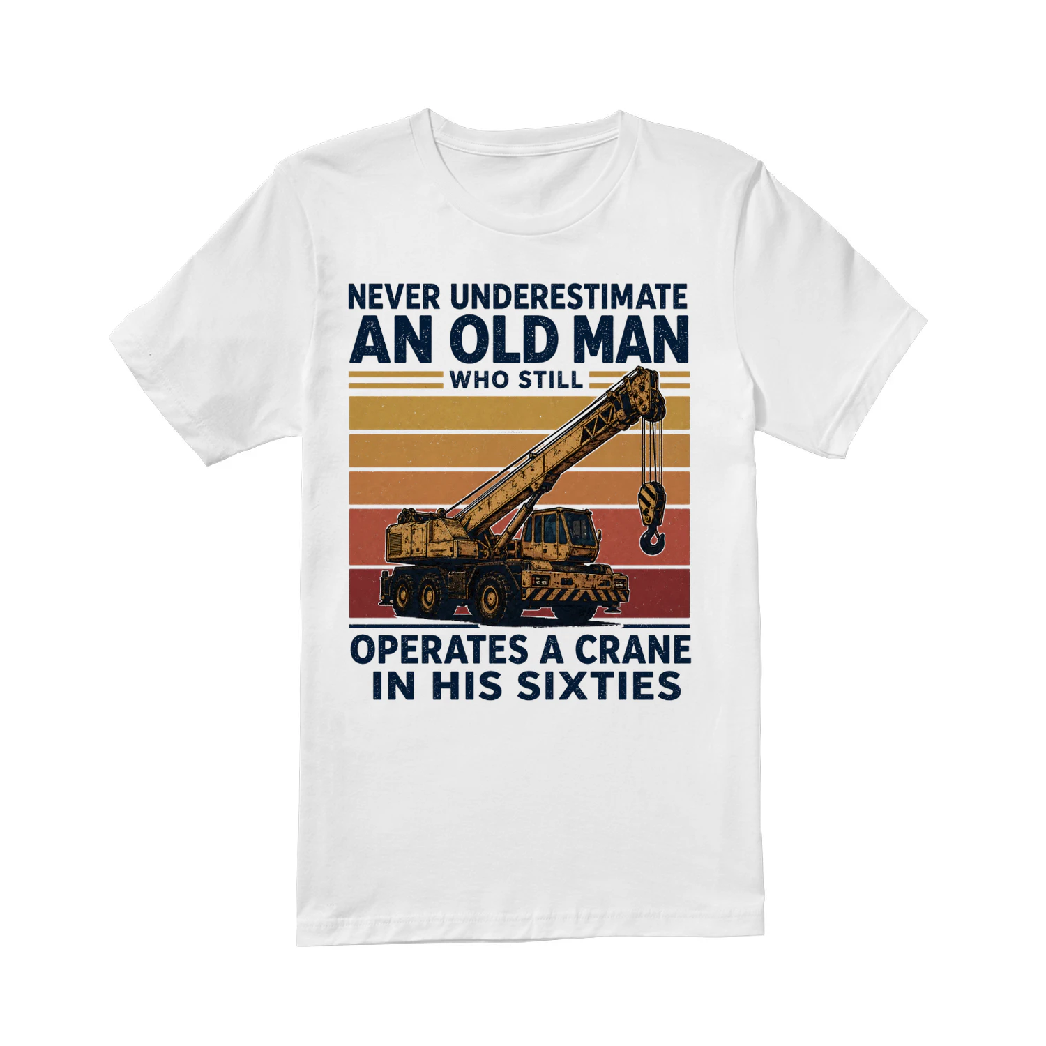 Operates A Crane