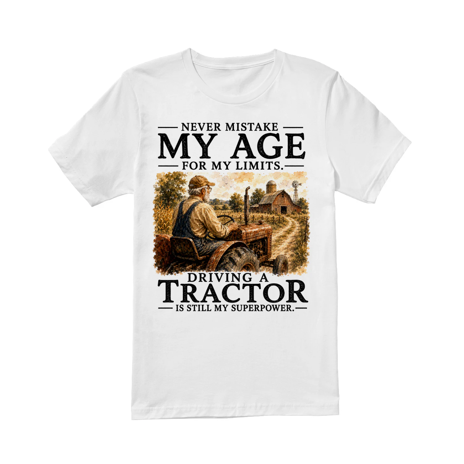 TEU0586 My Age - Driving A Tractor