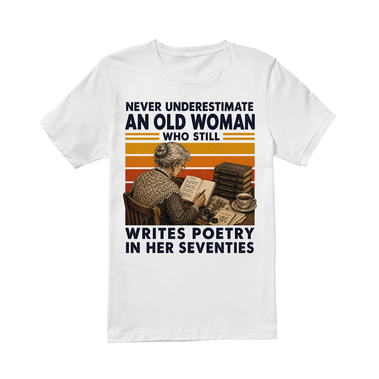 TEU0349 Woman Writes Poetry