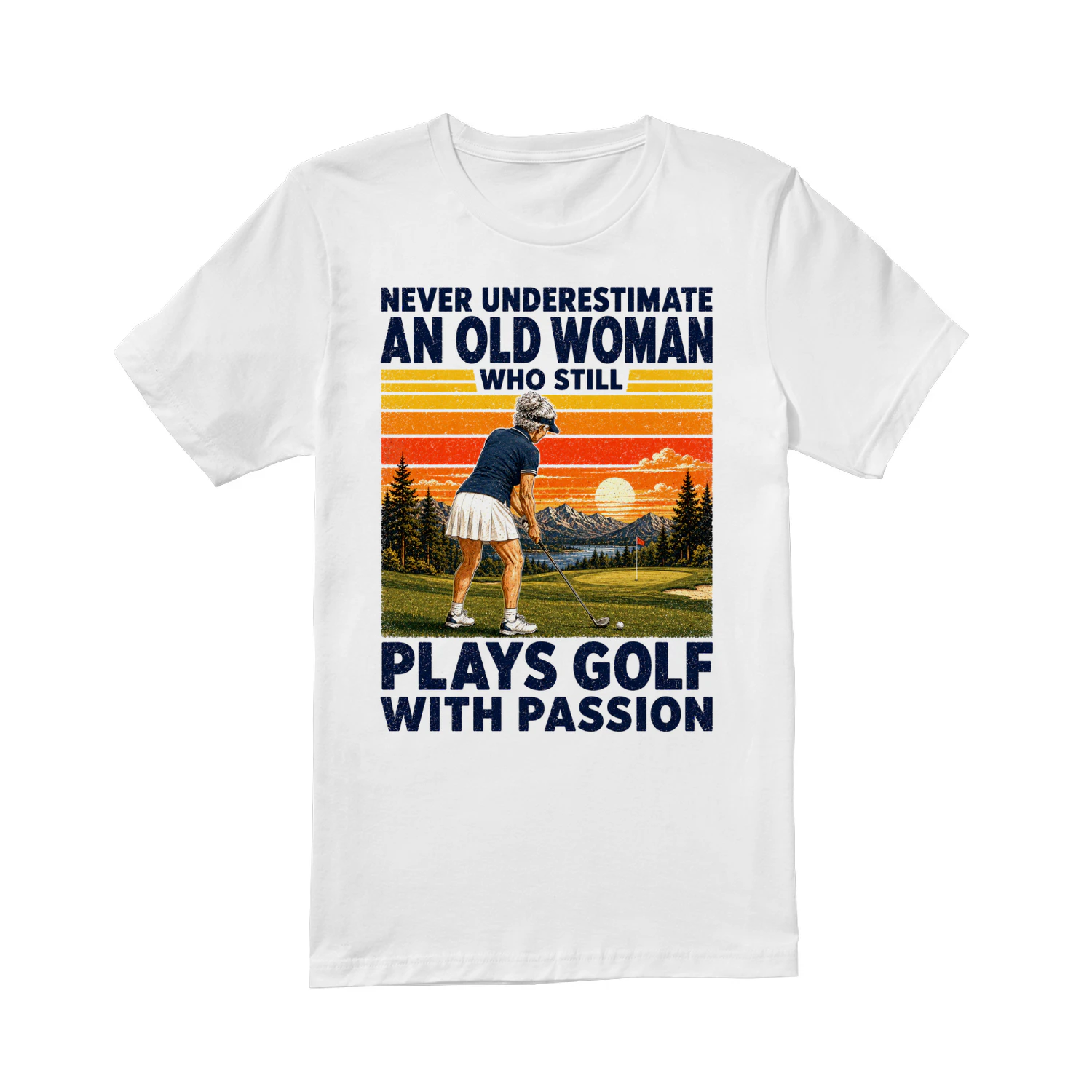 TEU1076 Woman Plays Golf