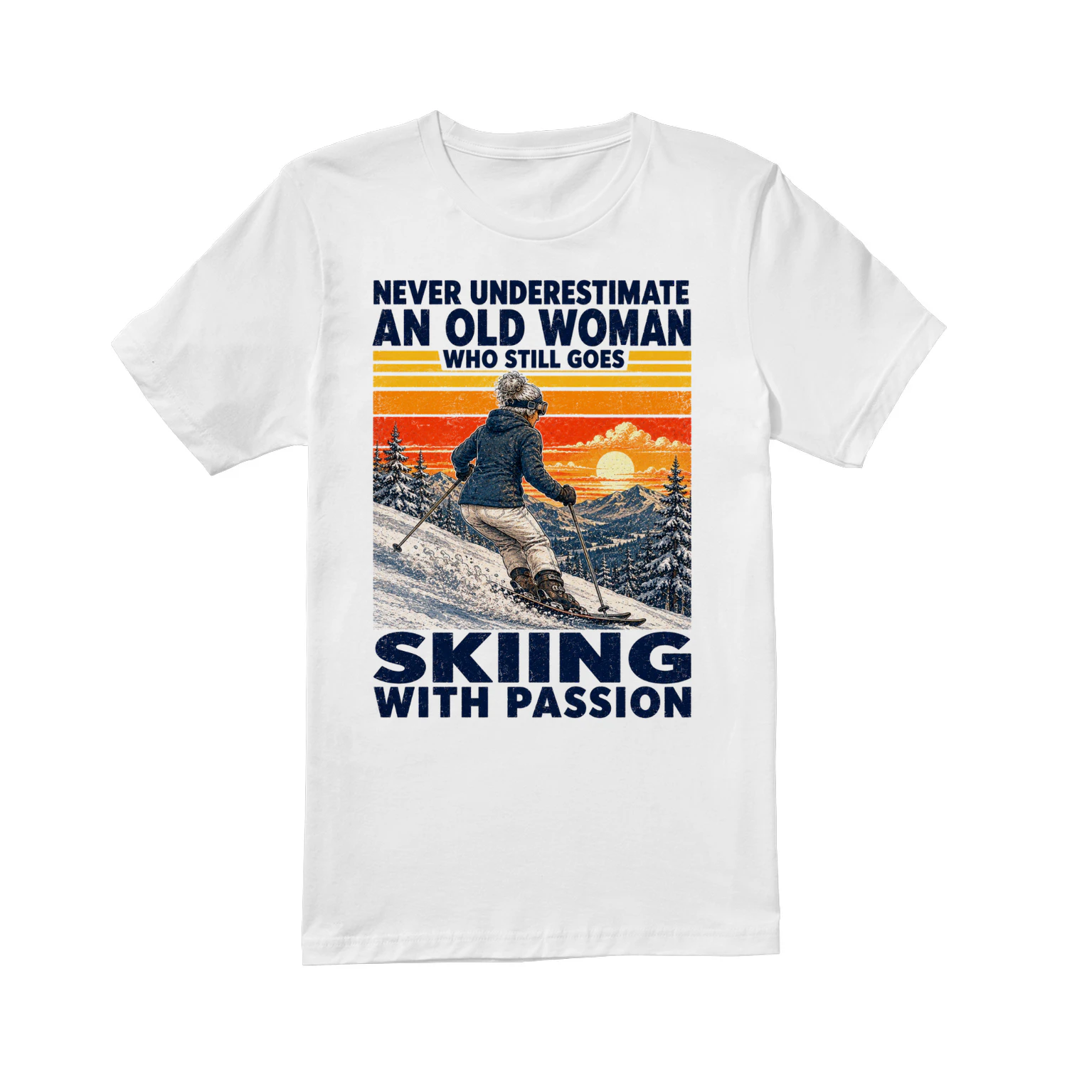 TEU1087 Woman Skiing