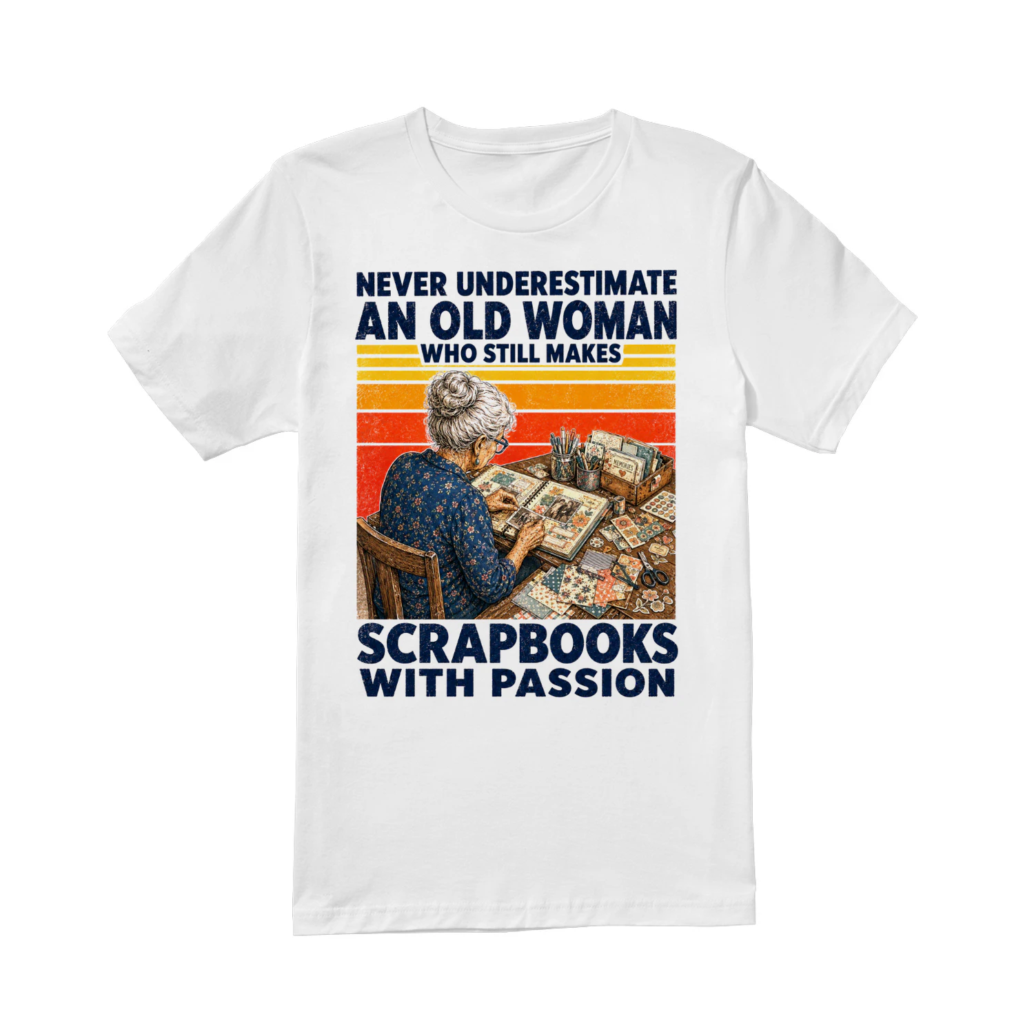 TEU1085 Woman Scrapbooks
