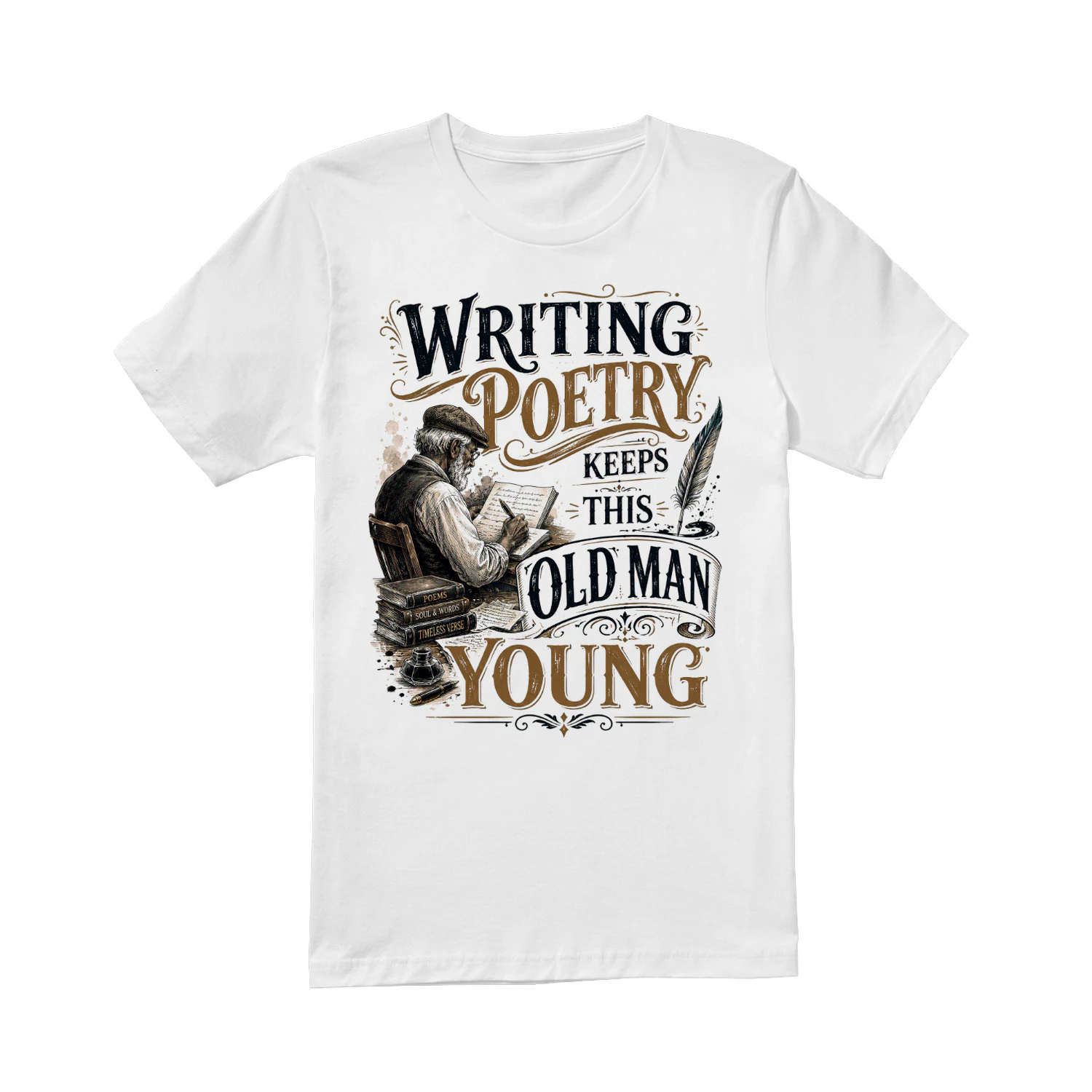 TEU0340 Writing Poetry Keeps This Old Man Young