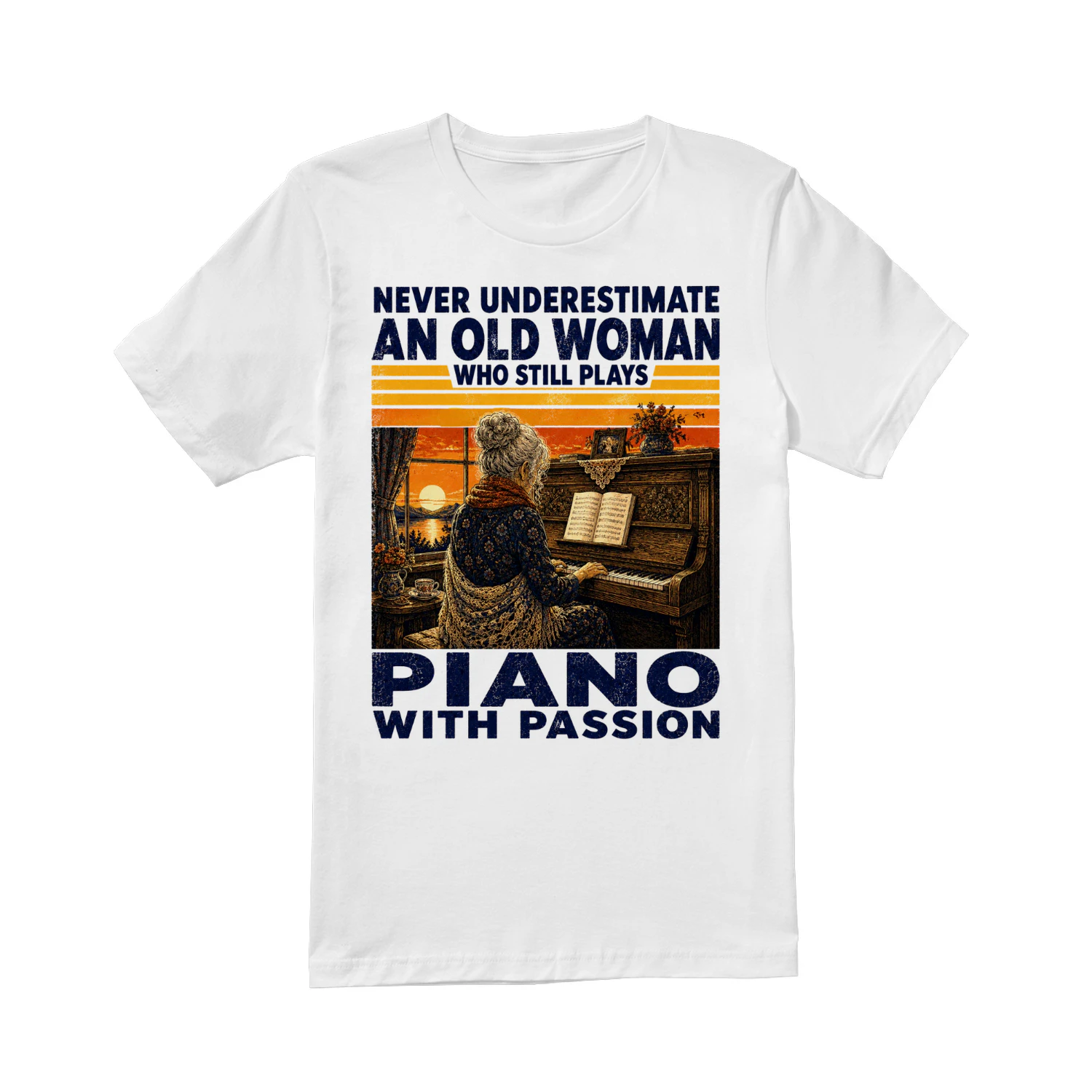 TEU1074 Woman Piano