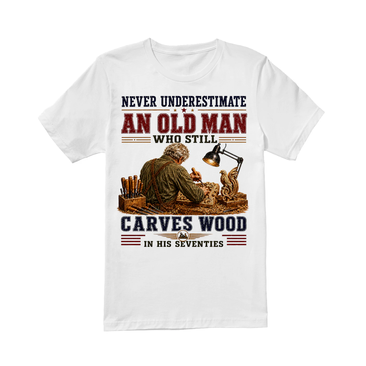Never Underestimate An Old Man Who Still Carves Wood In His Seventies