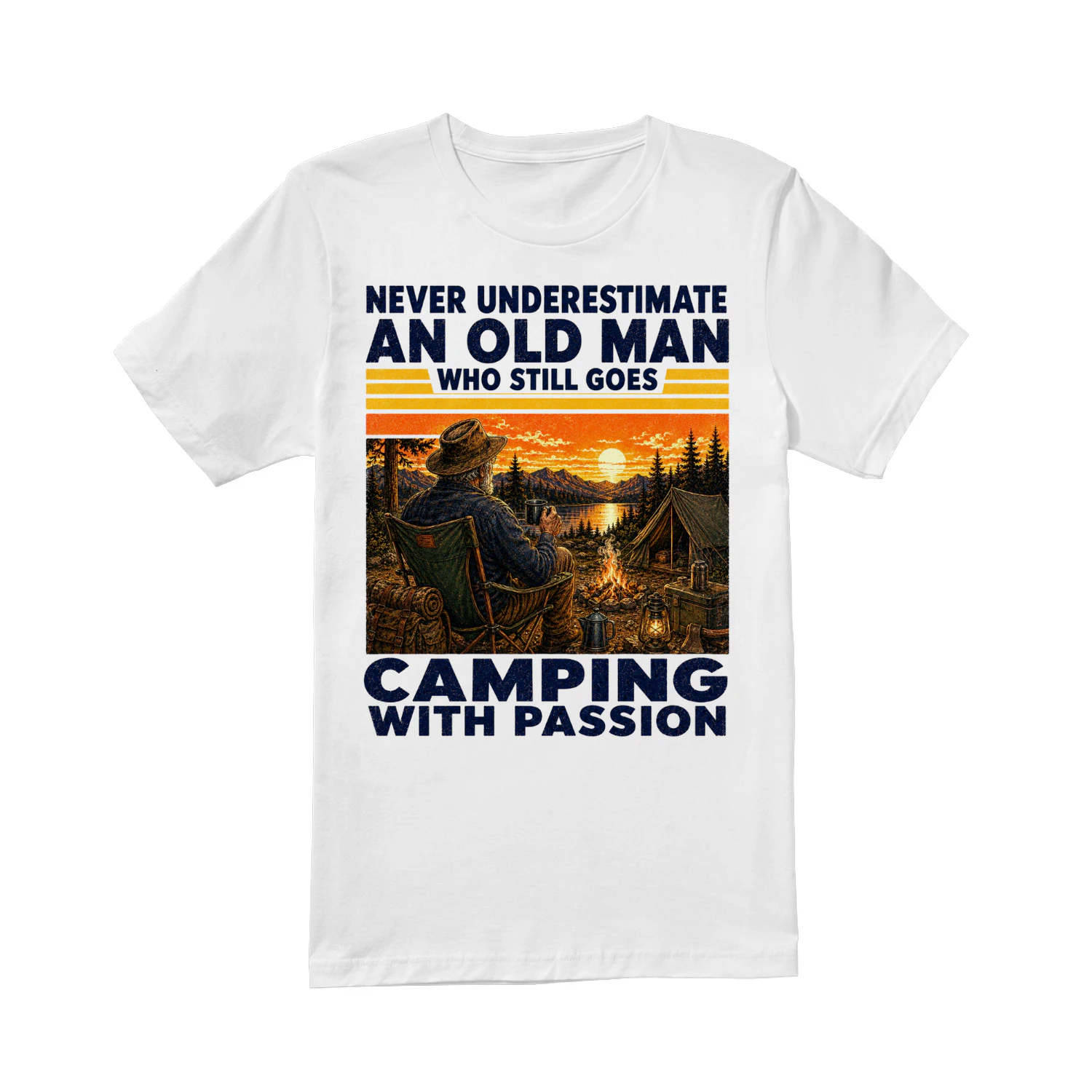 TEU1124 Man Camping