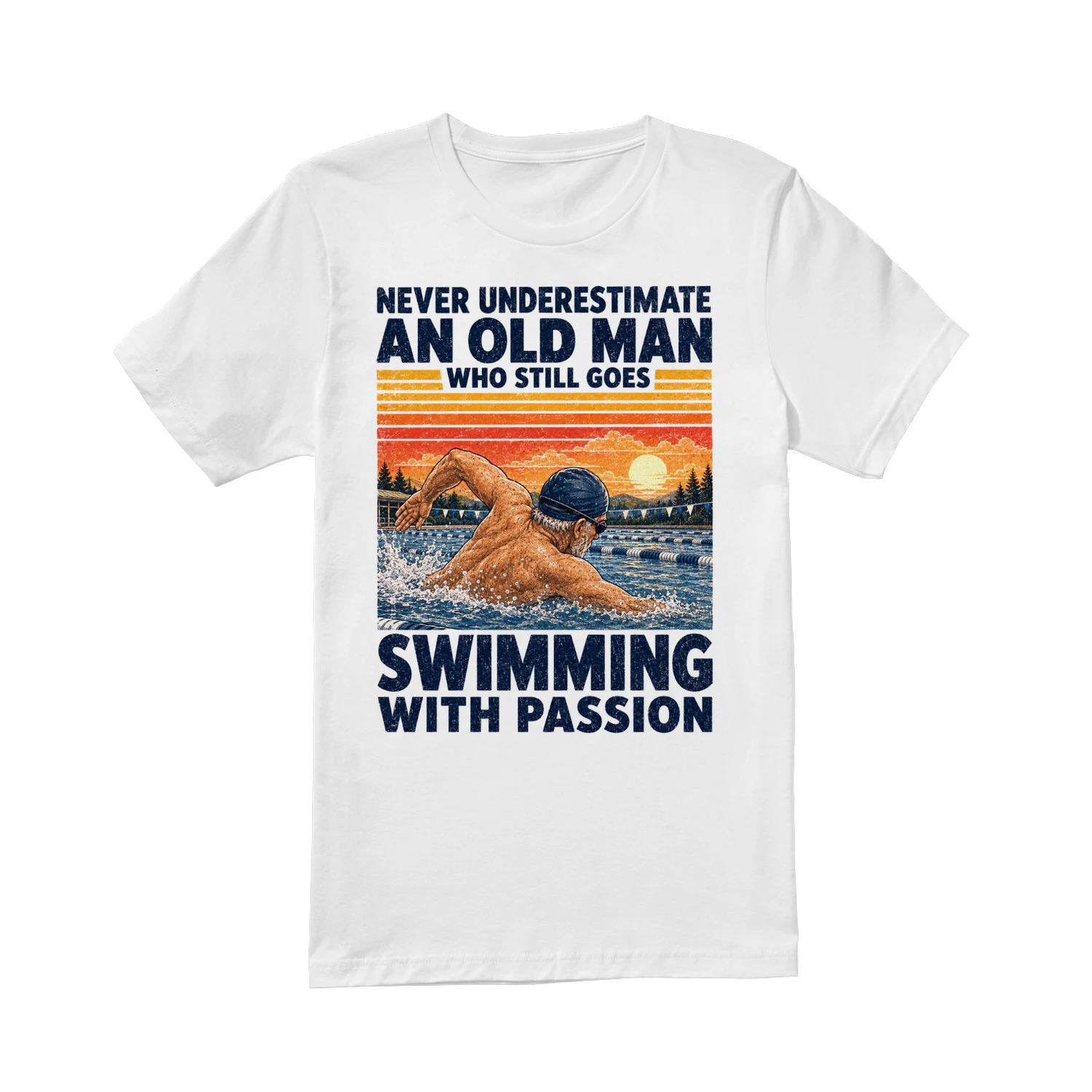 TEU1037 Man Swimming