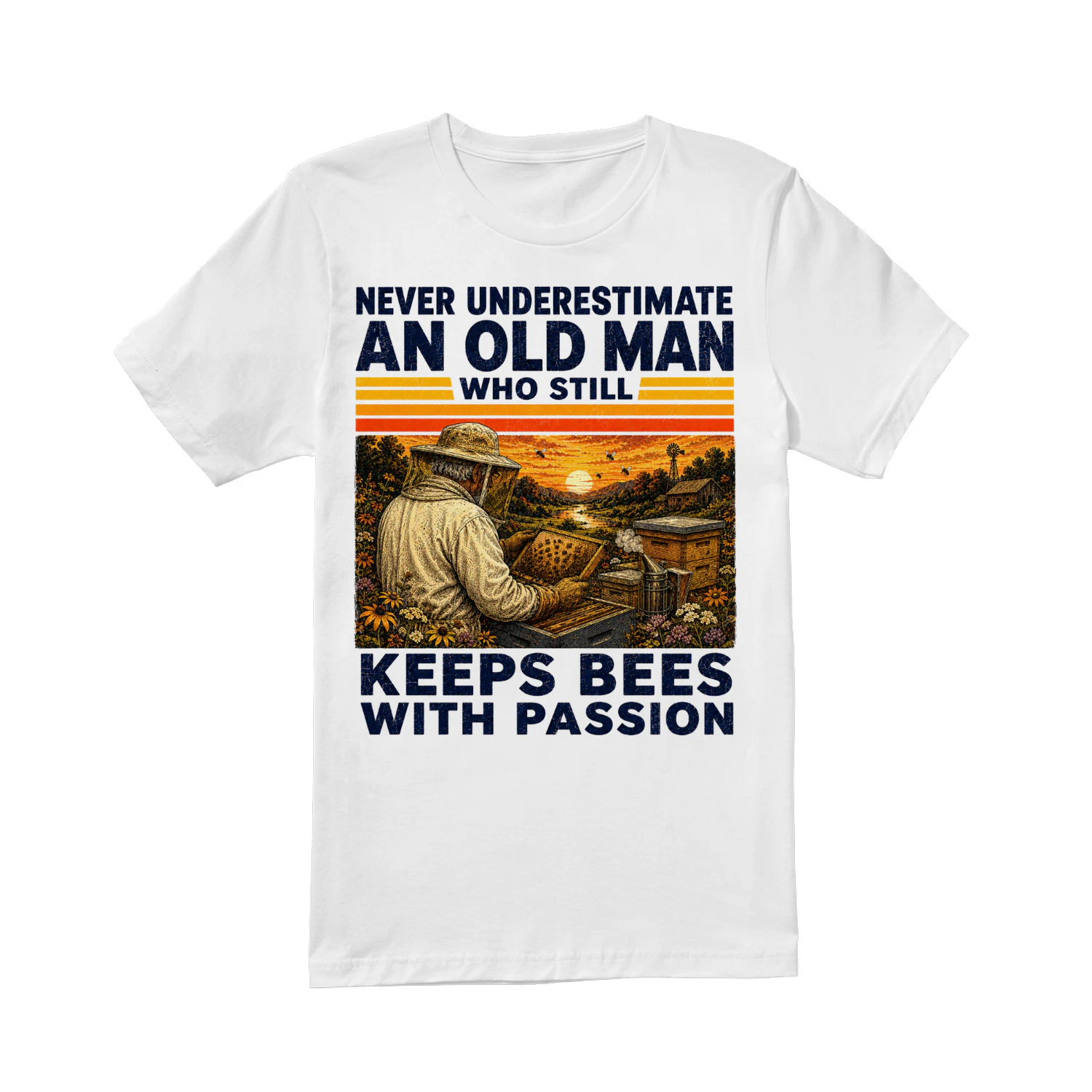 TEU1143 Man Keeps Bees