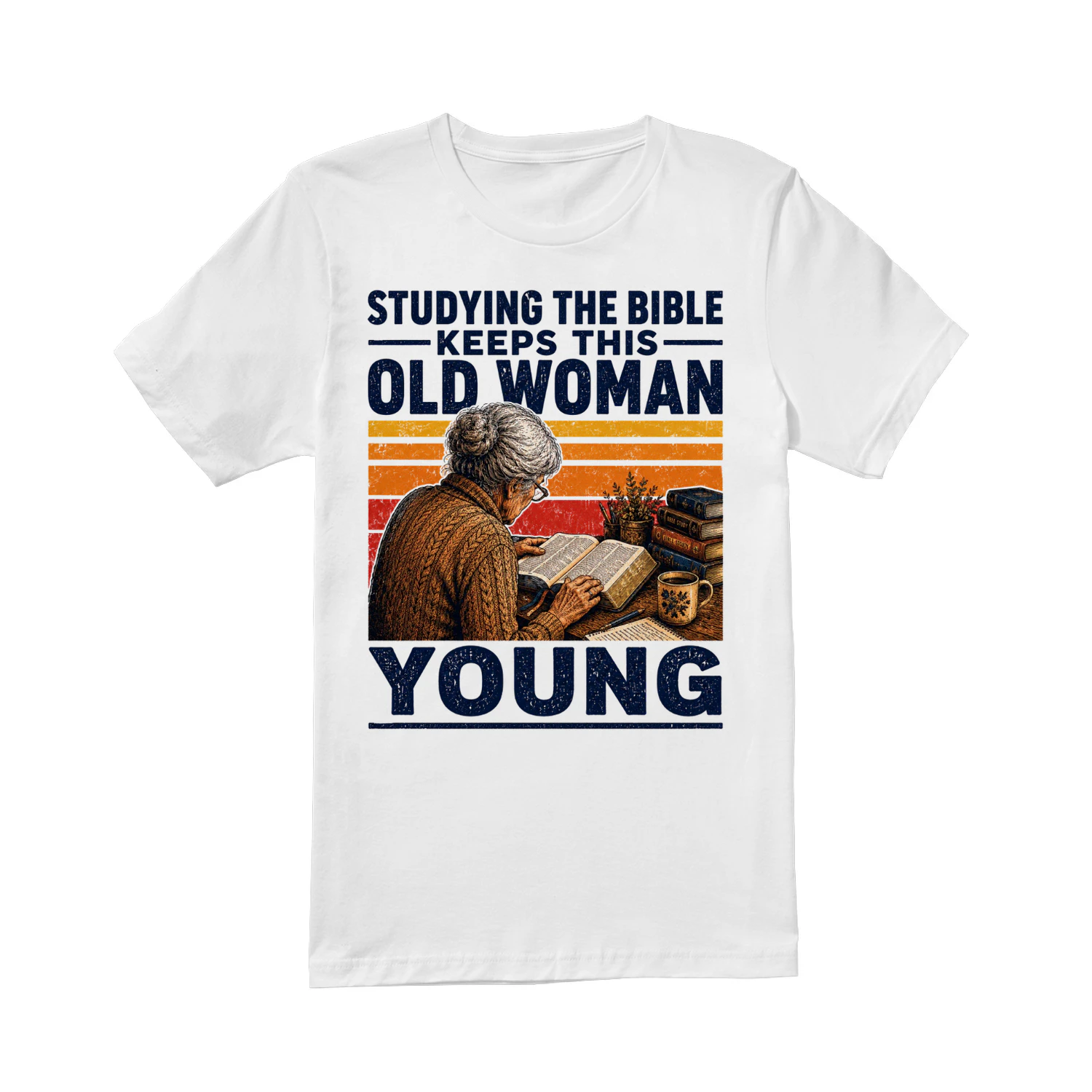 TEU0698 The Bible Old Woman Young