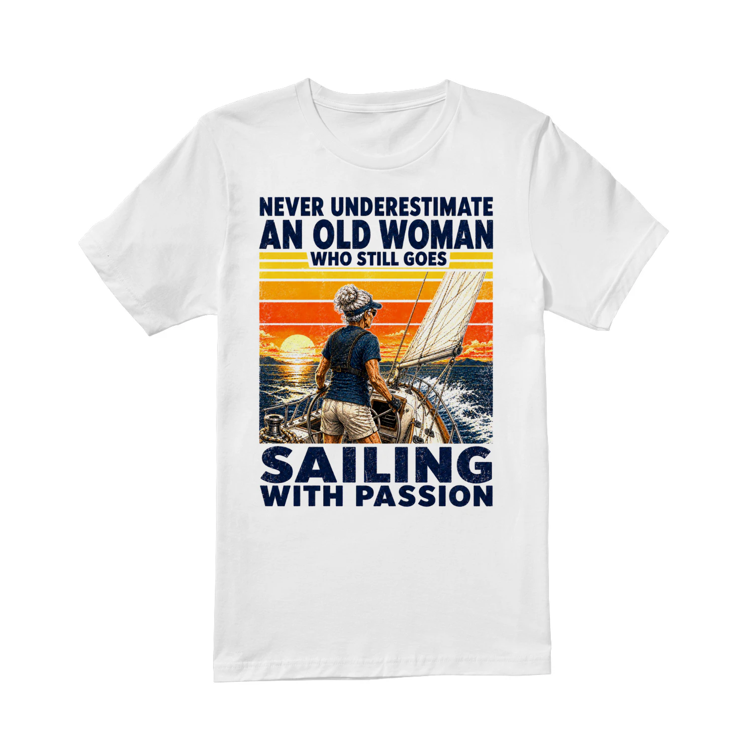 TEU1084 Woman Sailing