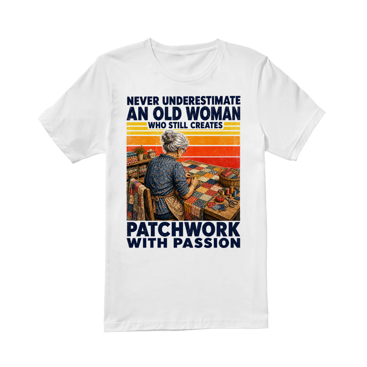 TEU1072 Woman Patchwork