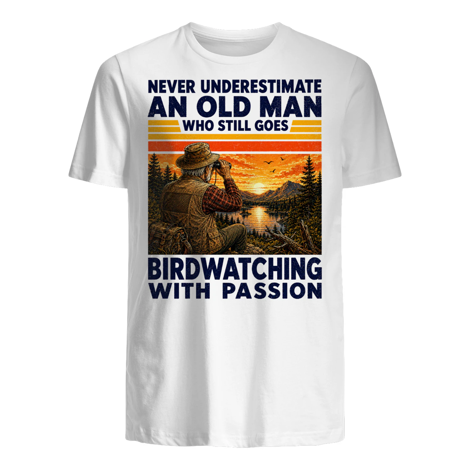 TEU1121 Man Birdwatching