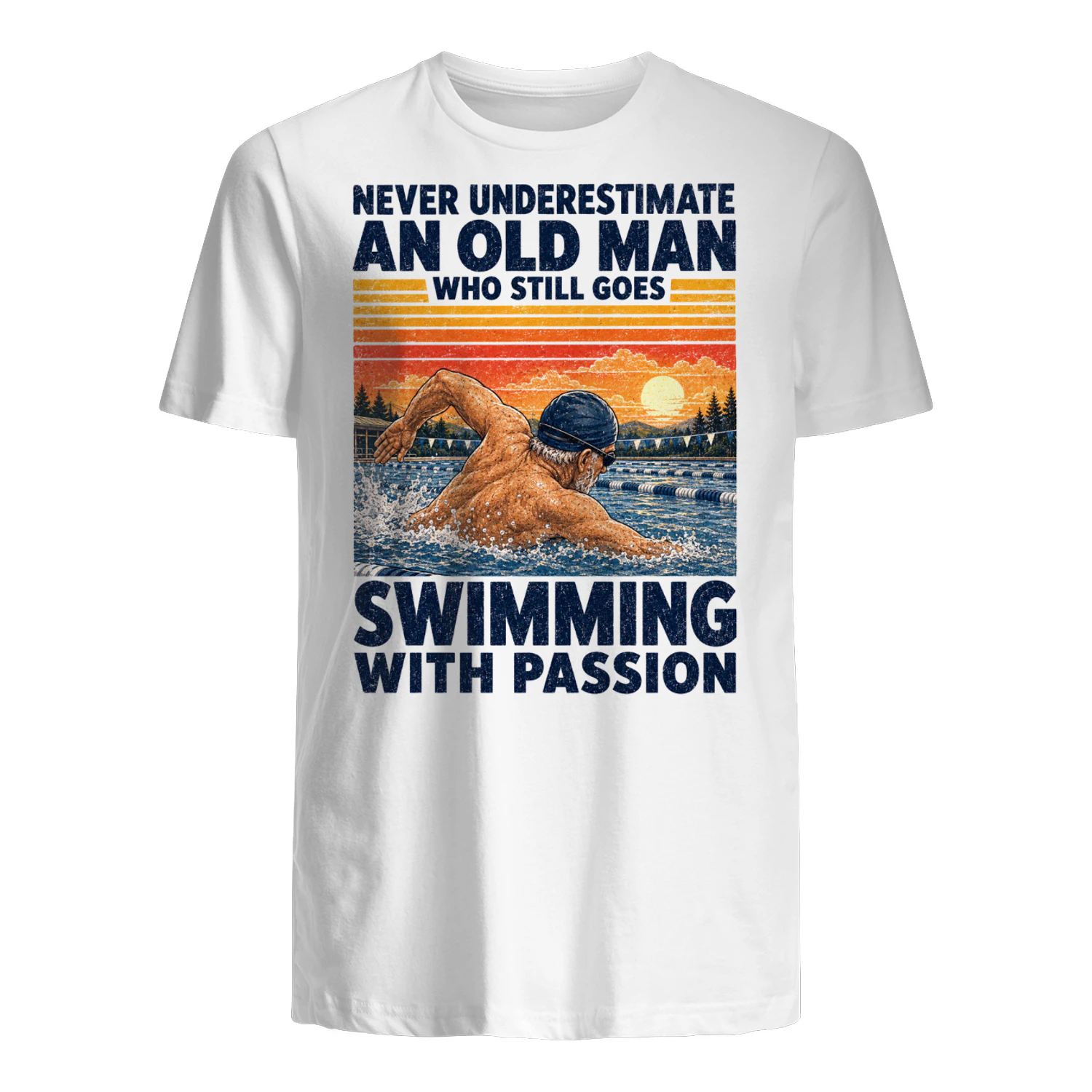 TEU1037 Man Swimming