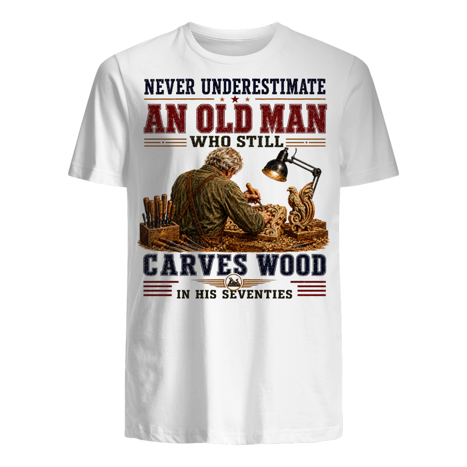 Never Underestimate An Old Man Who Still Carves Wood In His Seventies