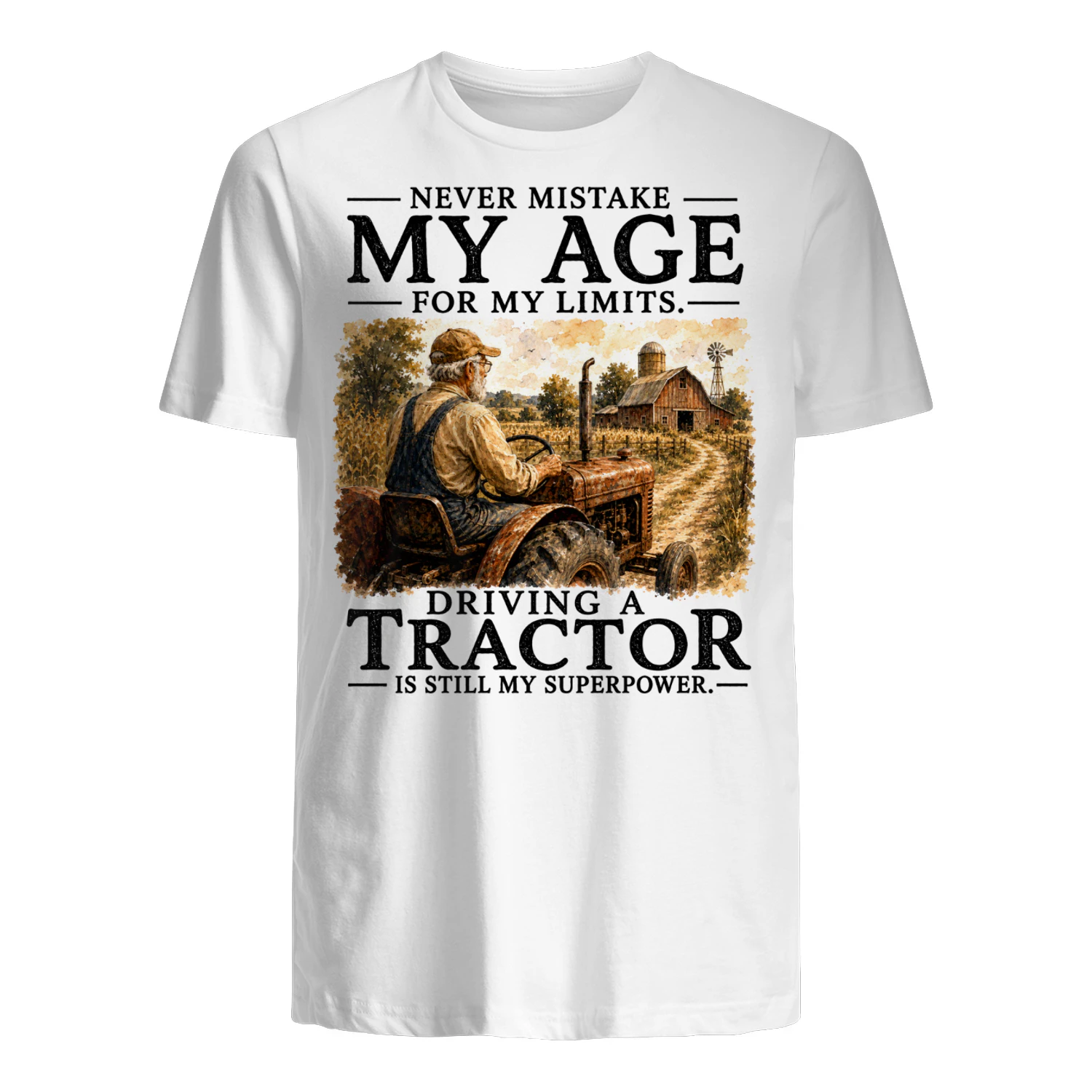TEU0586 My Age - Driving A Tractor
