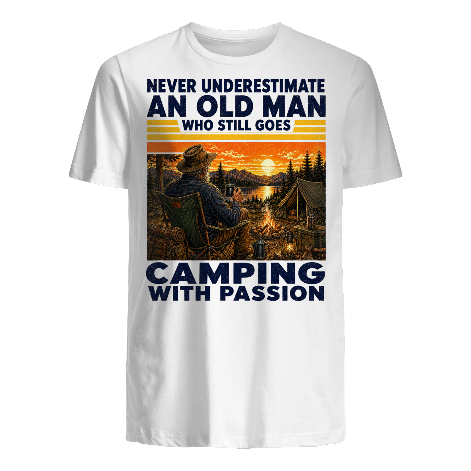 TEU1124 Man Camping