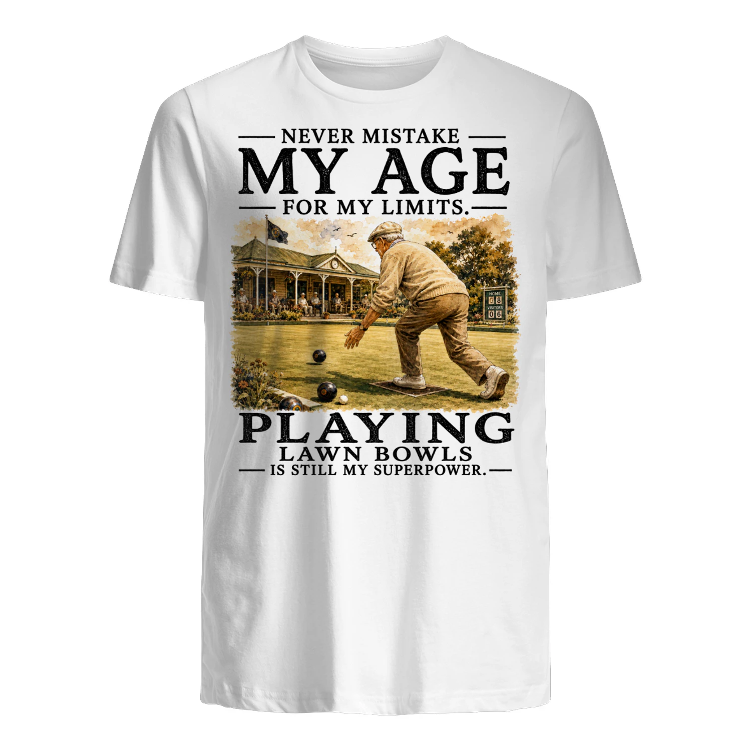 TEU0595 Playing Lawn Bowls