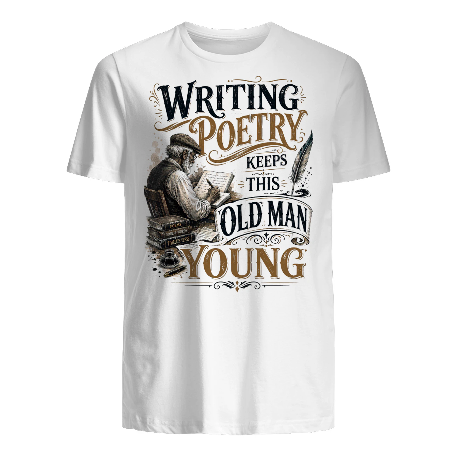 TEU0340 Writing Poetry Keeps This Old Man Young