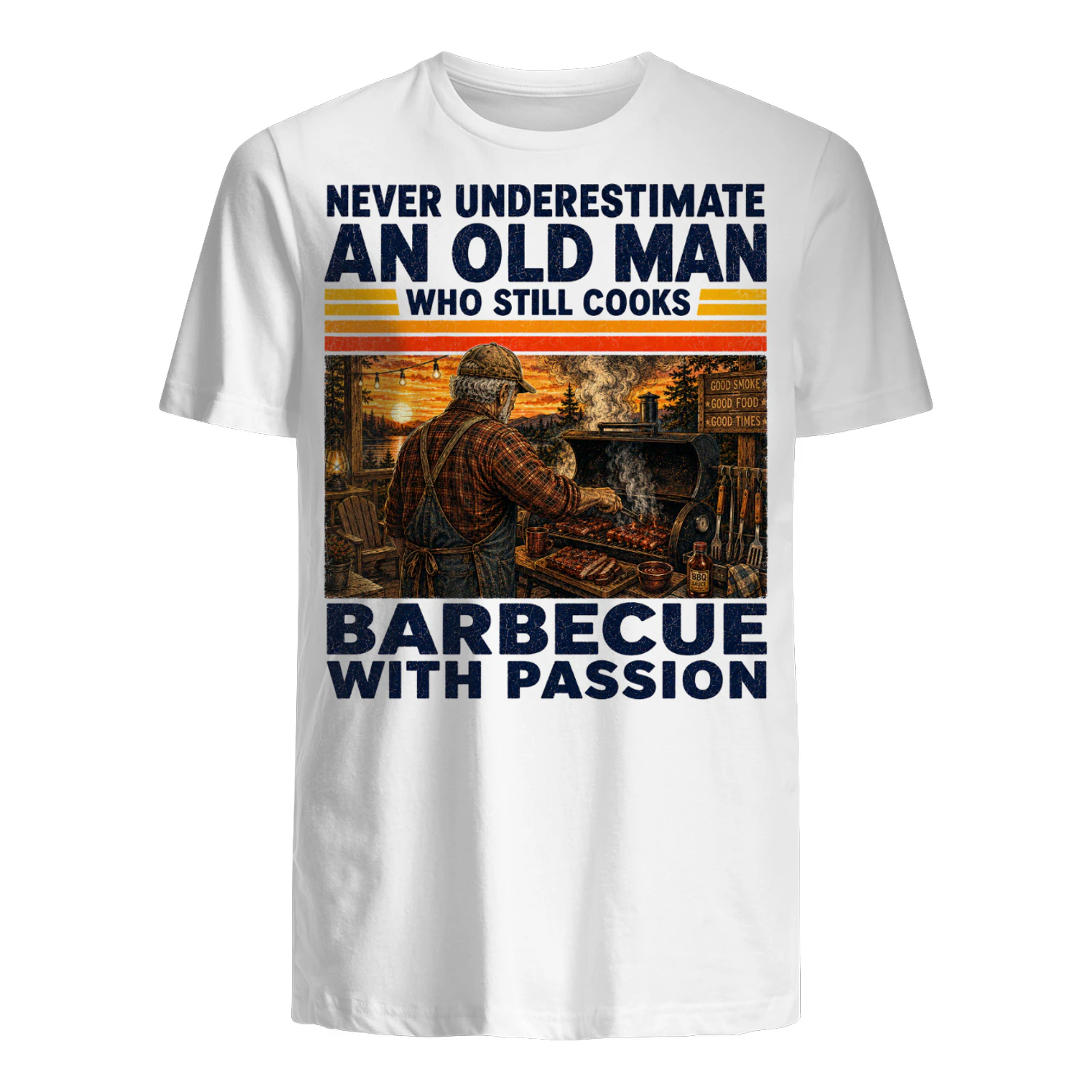 TEU1119 Man Barbecue