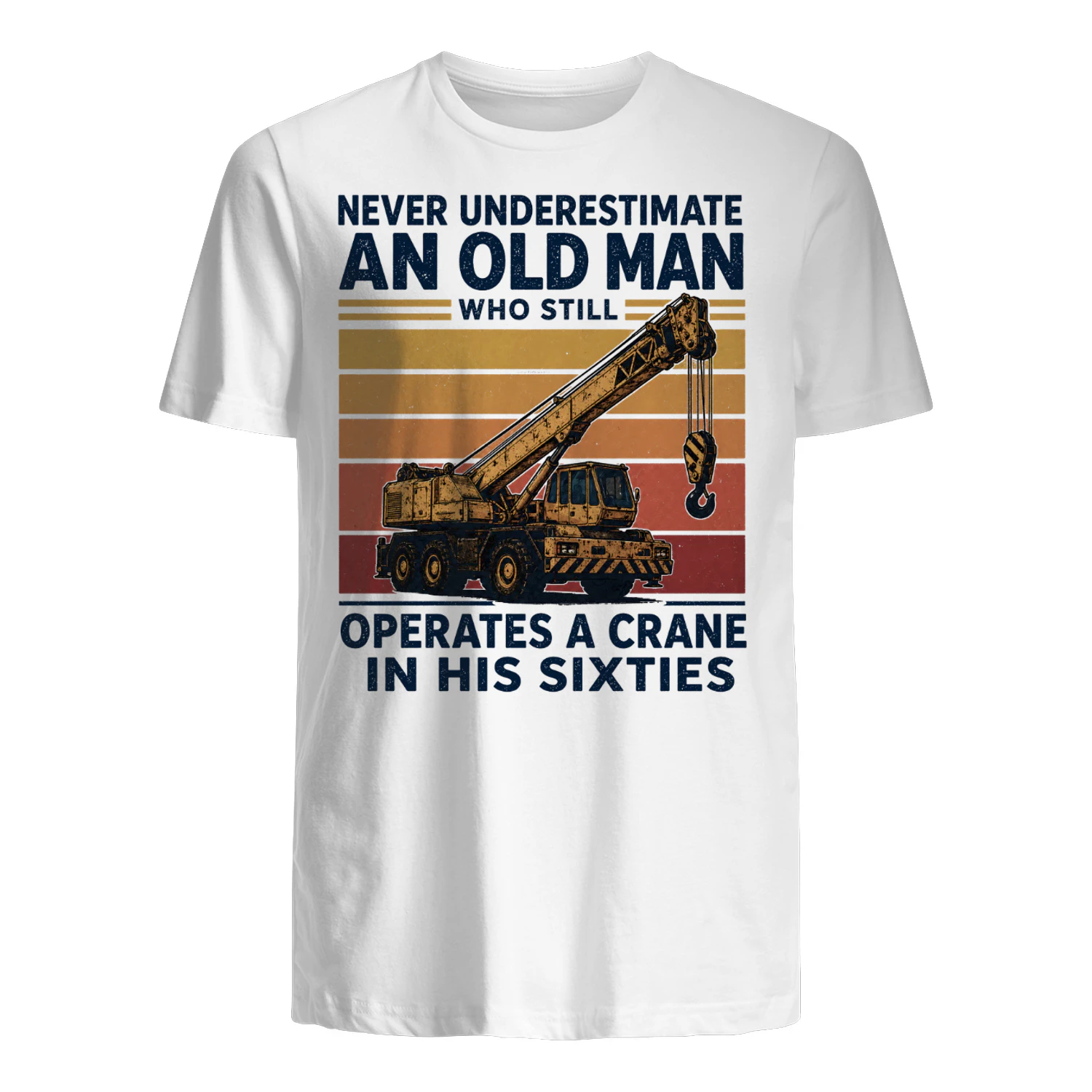 Operates A Crane