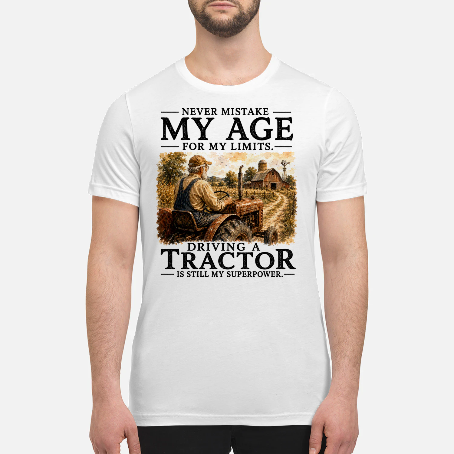 TEU0586 My Age - Driving A Tractor