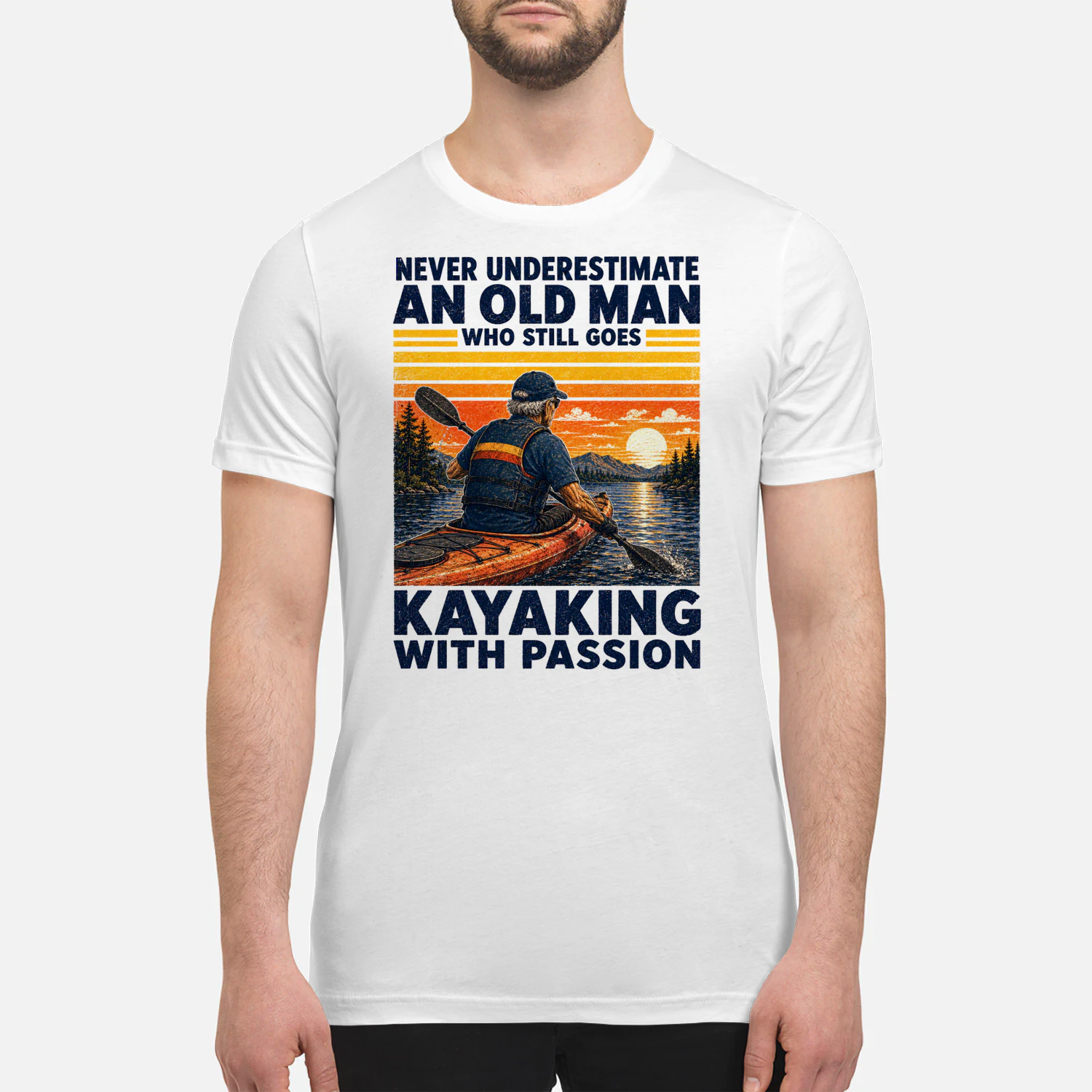 TEU1029 Man Kayaking