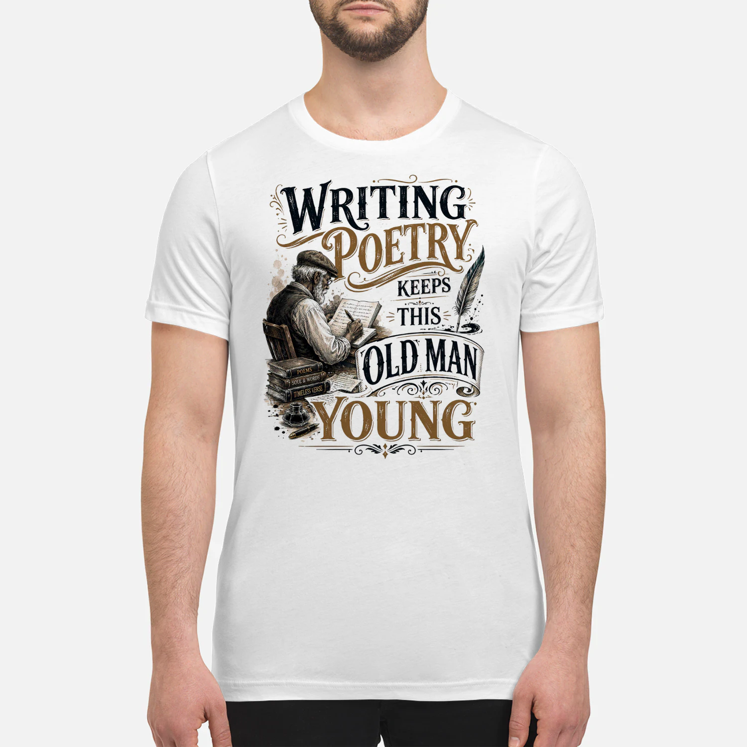 TEU0340 Writing Poetry Keeps This Old Man Young