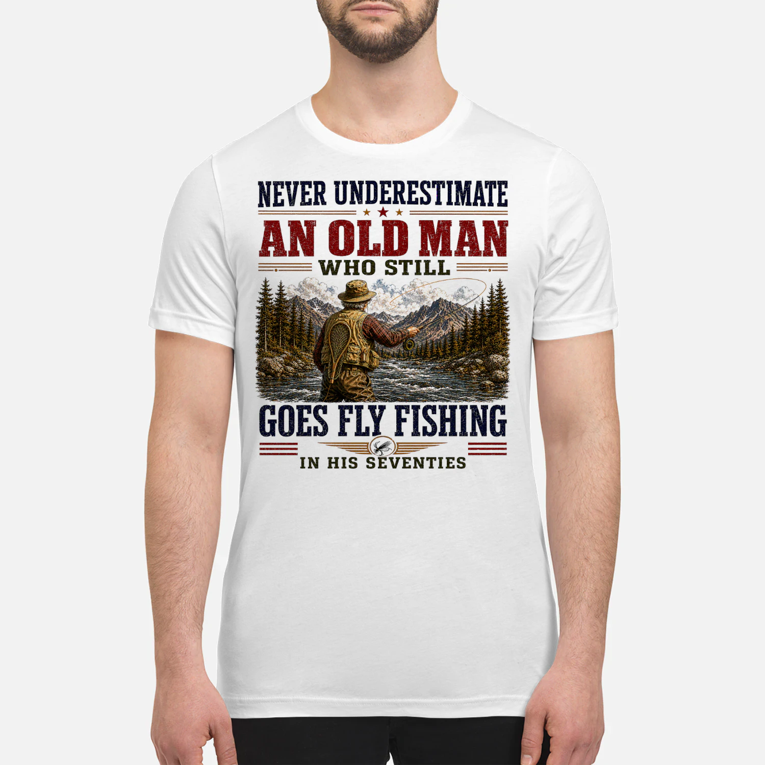 Old Man Goes Fly Fishing