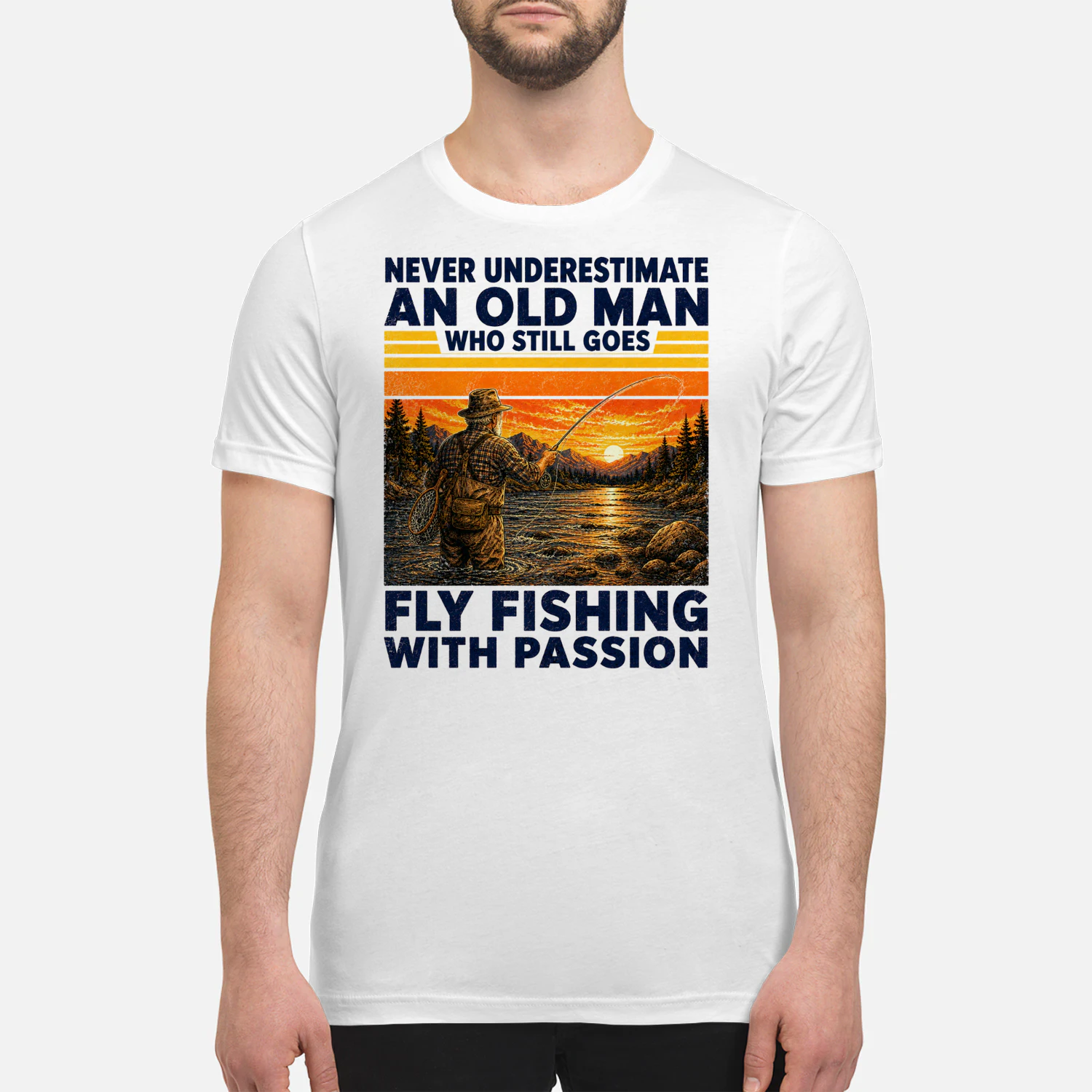 TEU1136 Man Fly Fishing