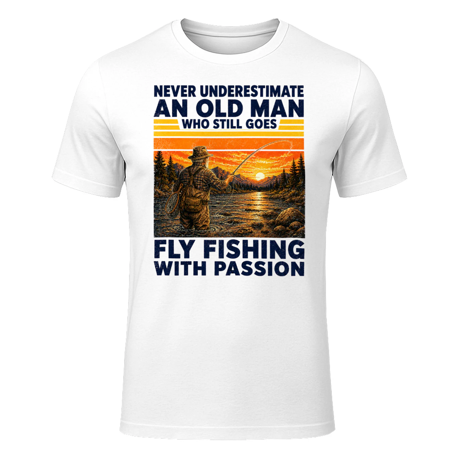 TEU1136 Man Fly Fishing
