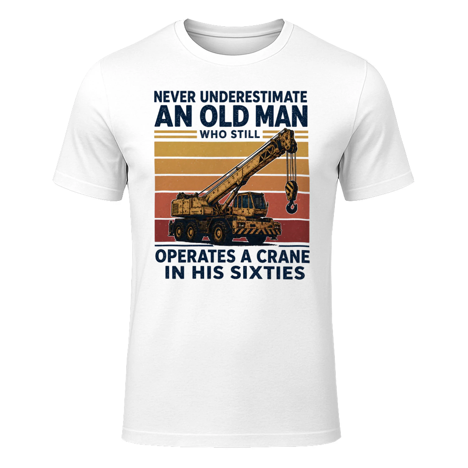 Operates A Crane