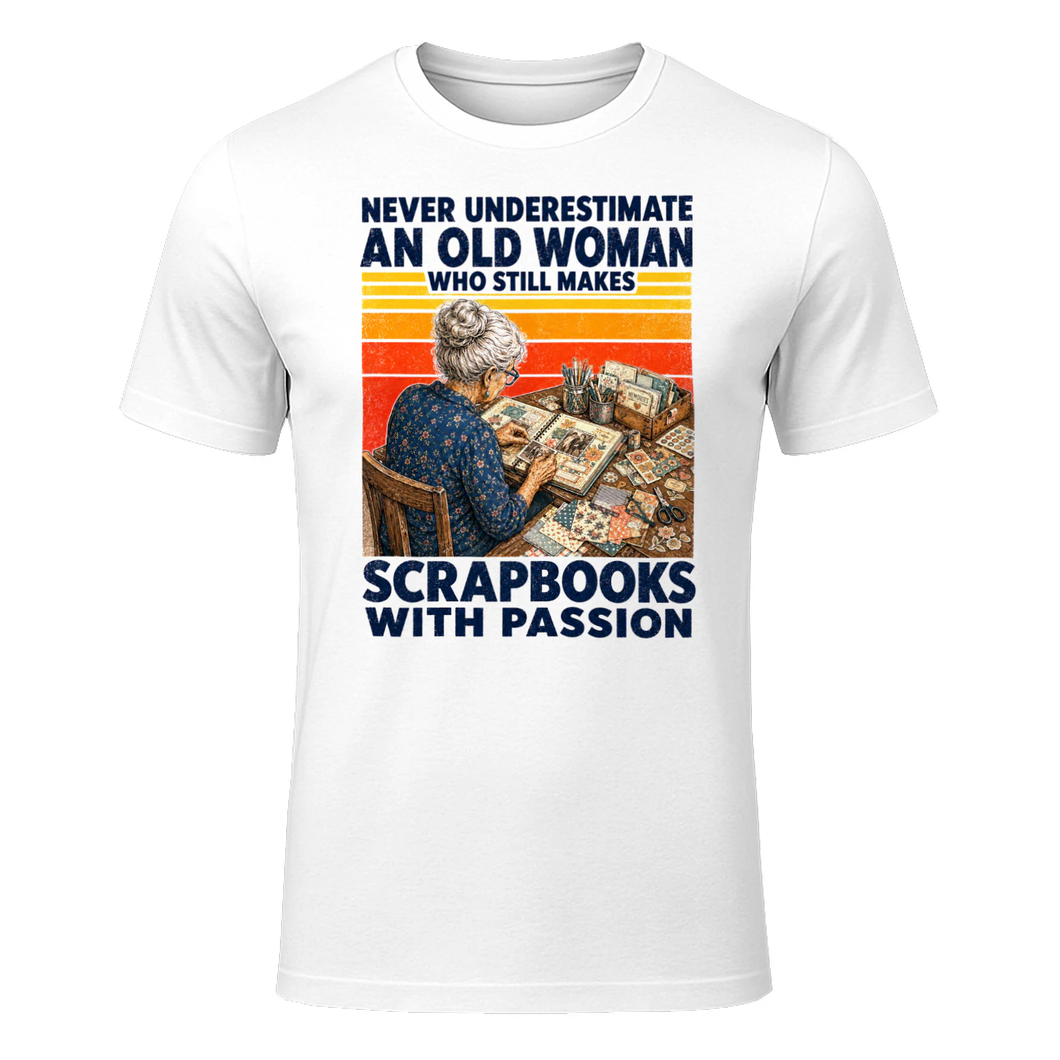 TEU1085 Woman Scrapbooks
