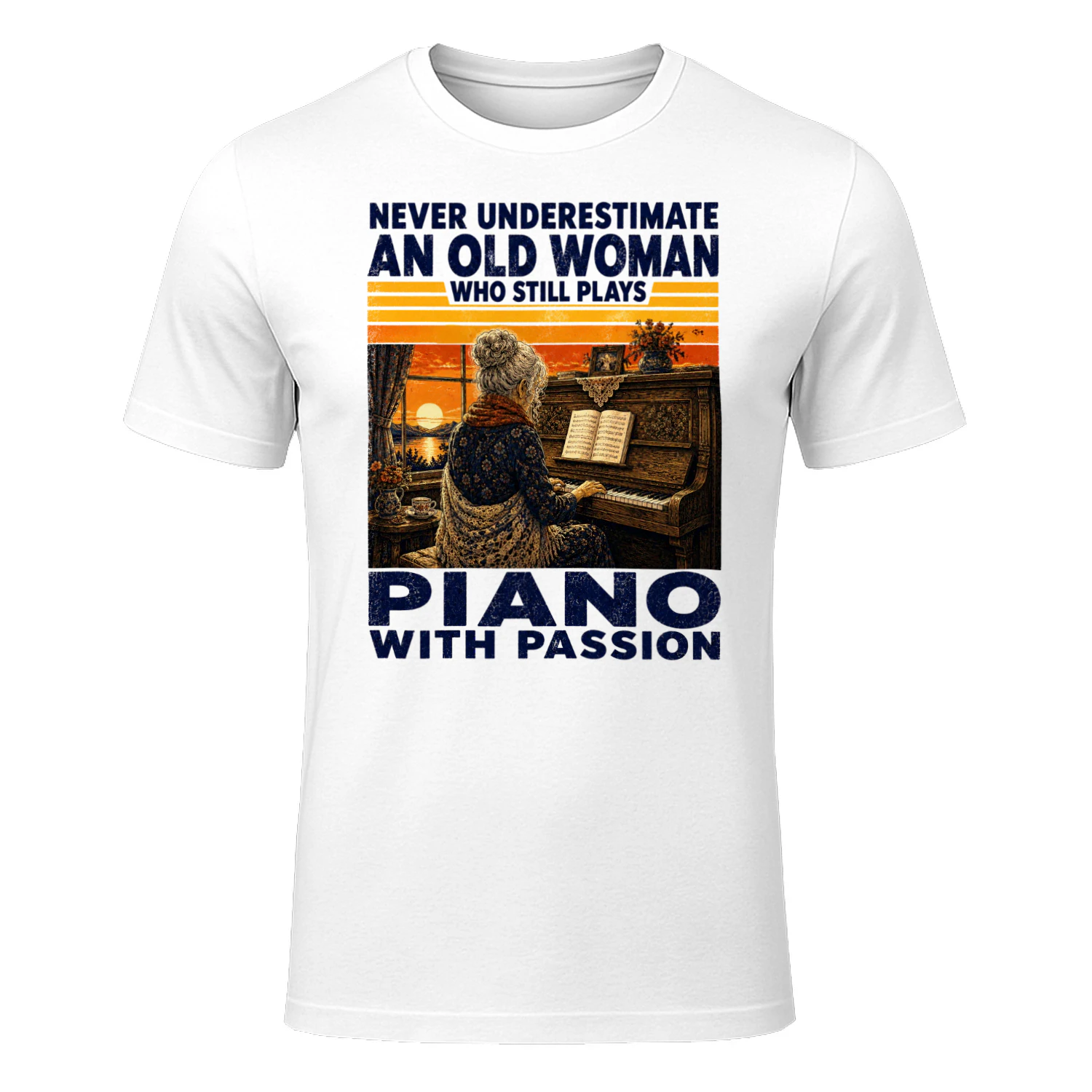 TEU1074 Woman Piano