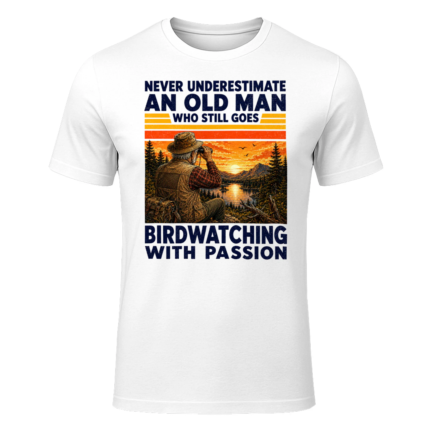 TEU1121 Man Birdwatching