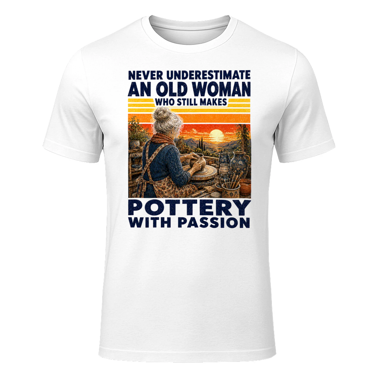 TEU1080 Woman Pottery