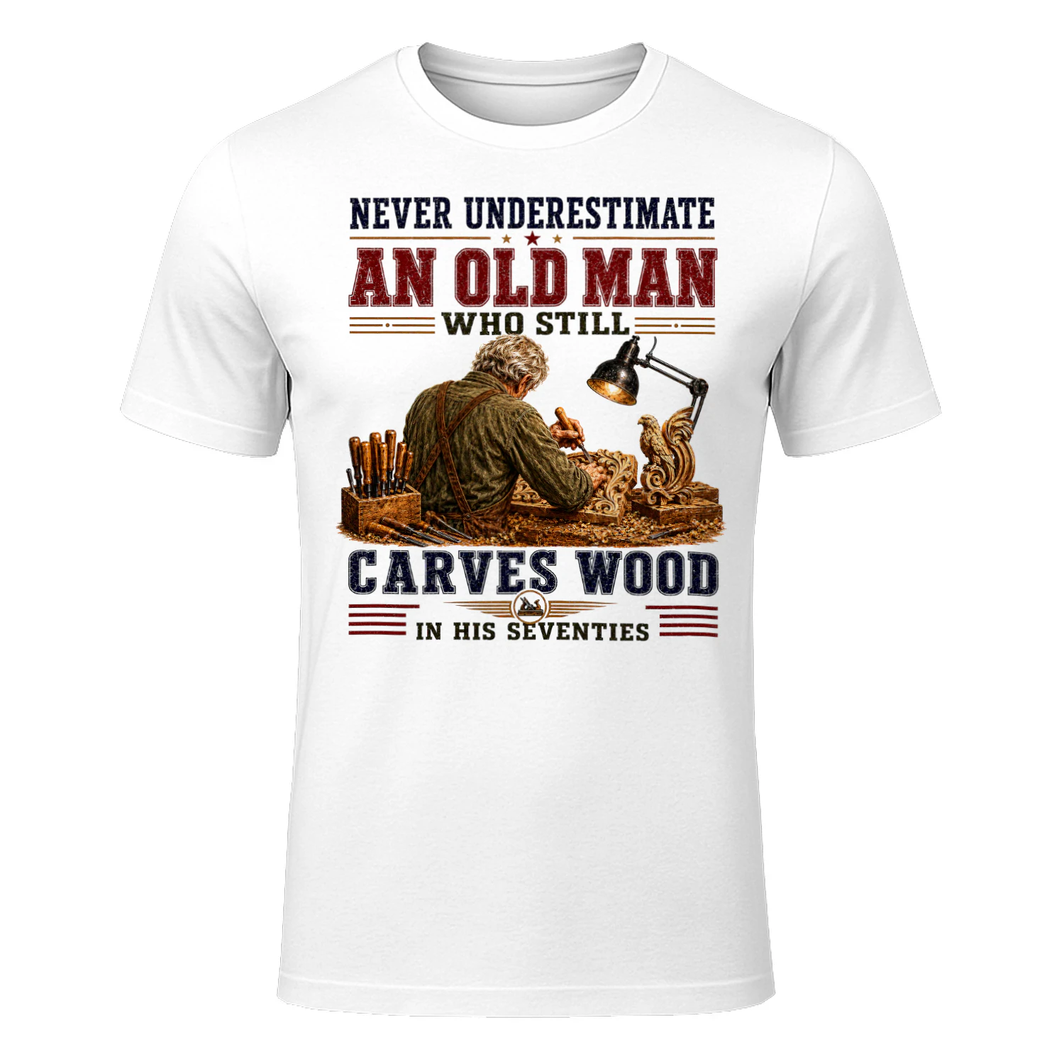 Never Underestimate An Old Man Who Still Carves Wood In His Seventies