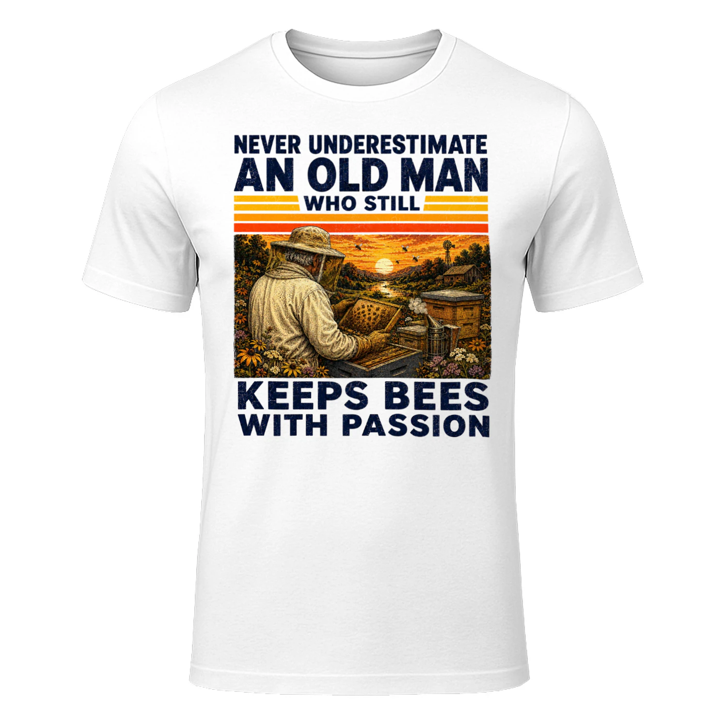 TEU1143 Man Keeps Bees