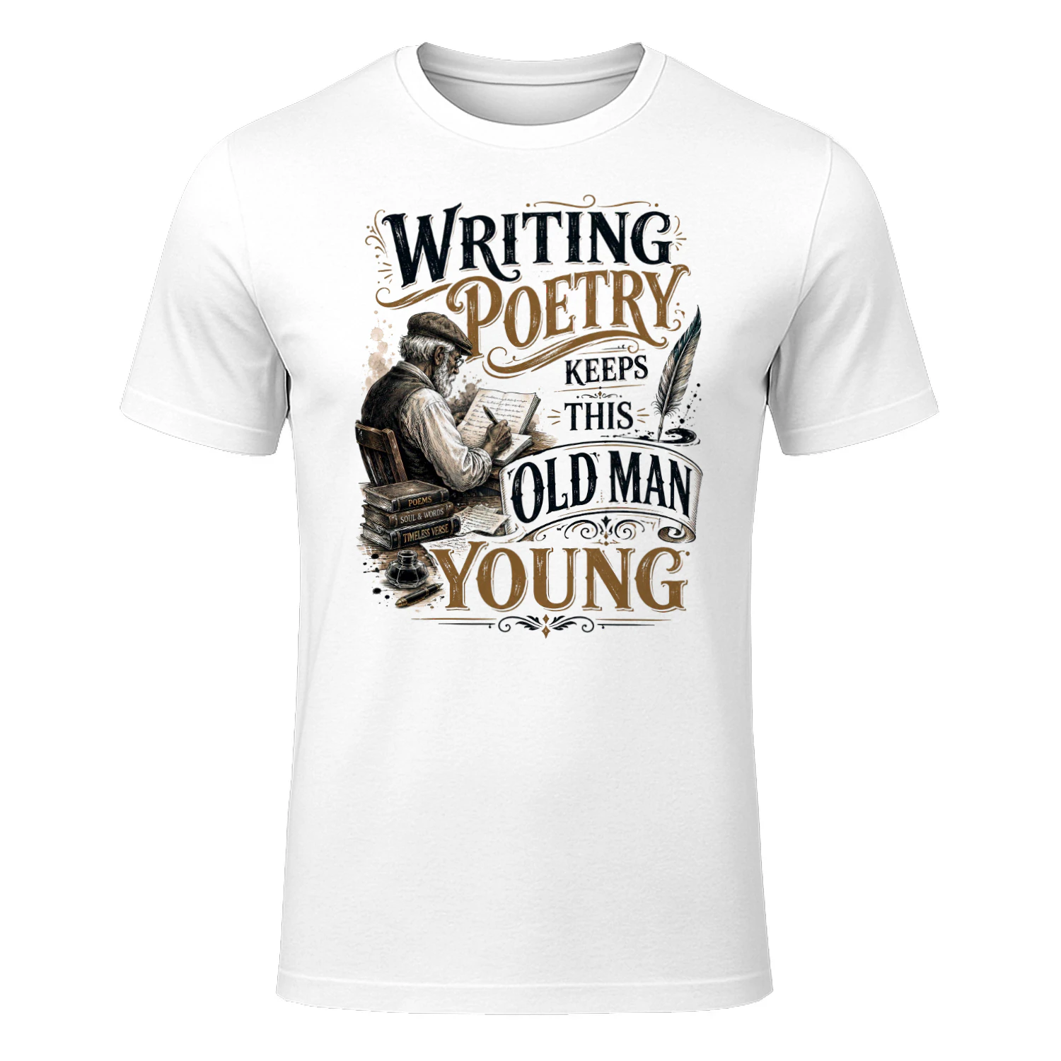 TEU0340 Writing Poetry Keeps This Old Man Young