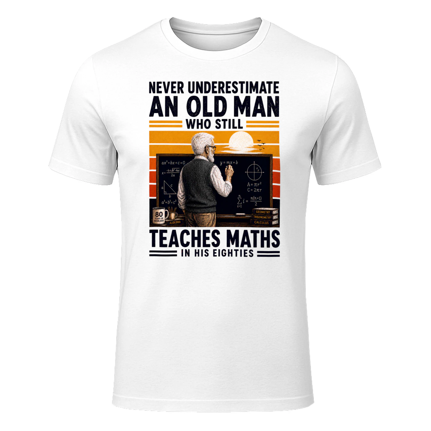 TEU0627 Teaches Maths In His Eighties