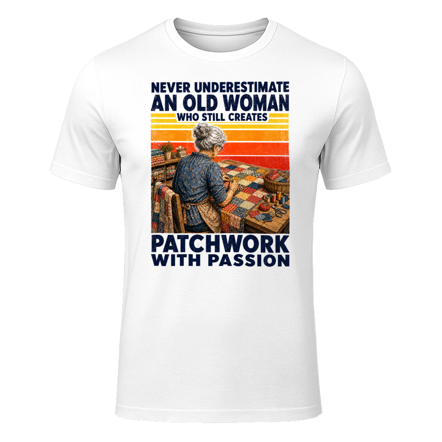 TEU1072 Woman Patchwork