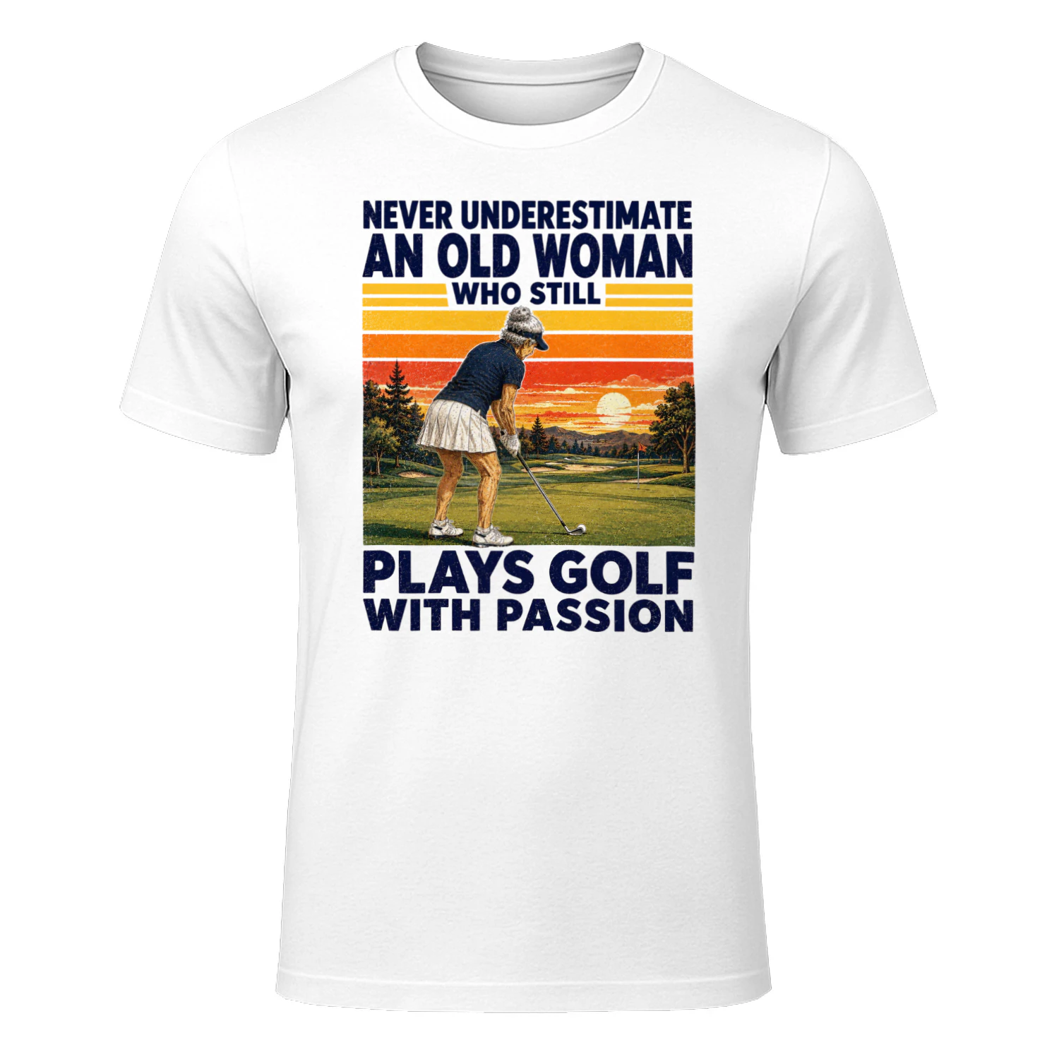 TEU1077 Woman Plays Golf