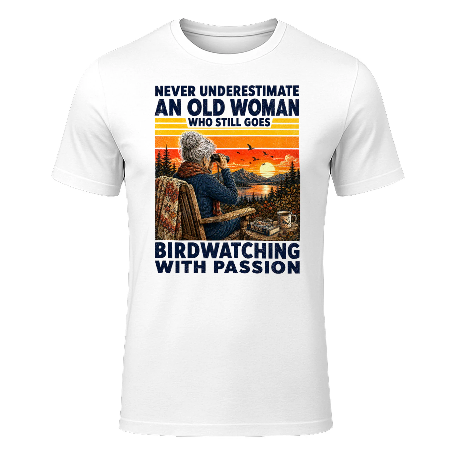 TEU1042 Woman Birdwatching